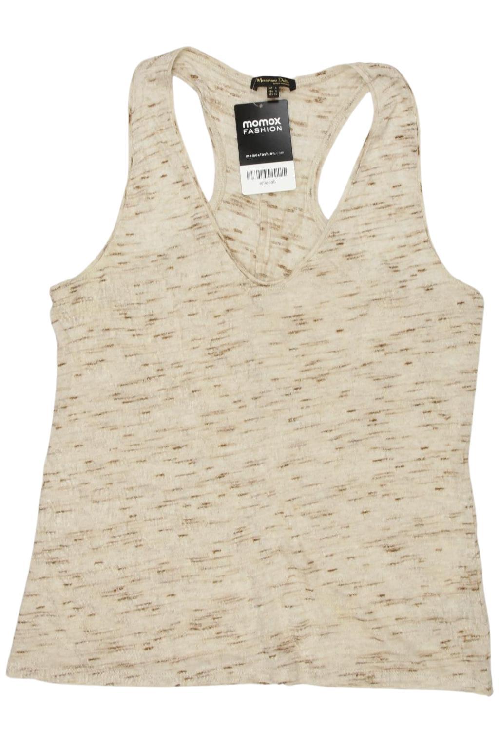 

Massimo Dutti Damen Top, beige, Gr. 36