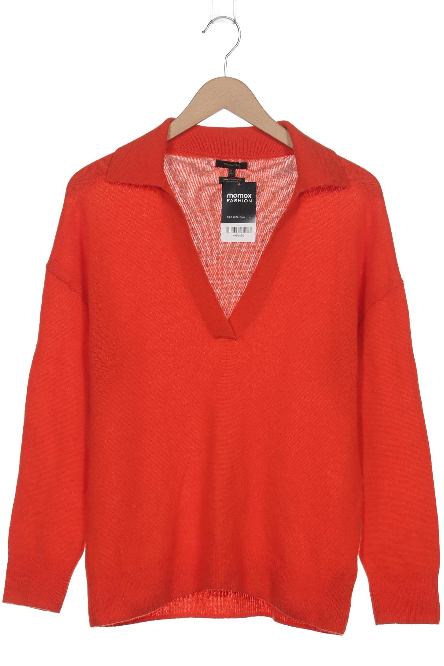 

Massimo Dutti Damen Pullover, orange, Gr. 42