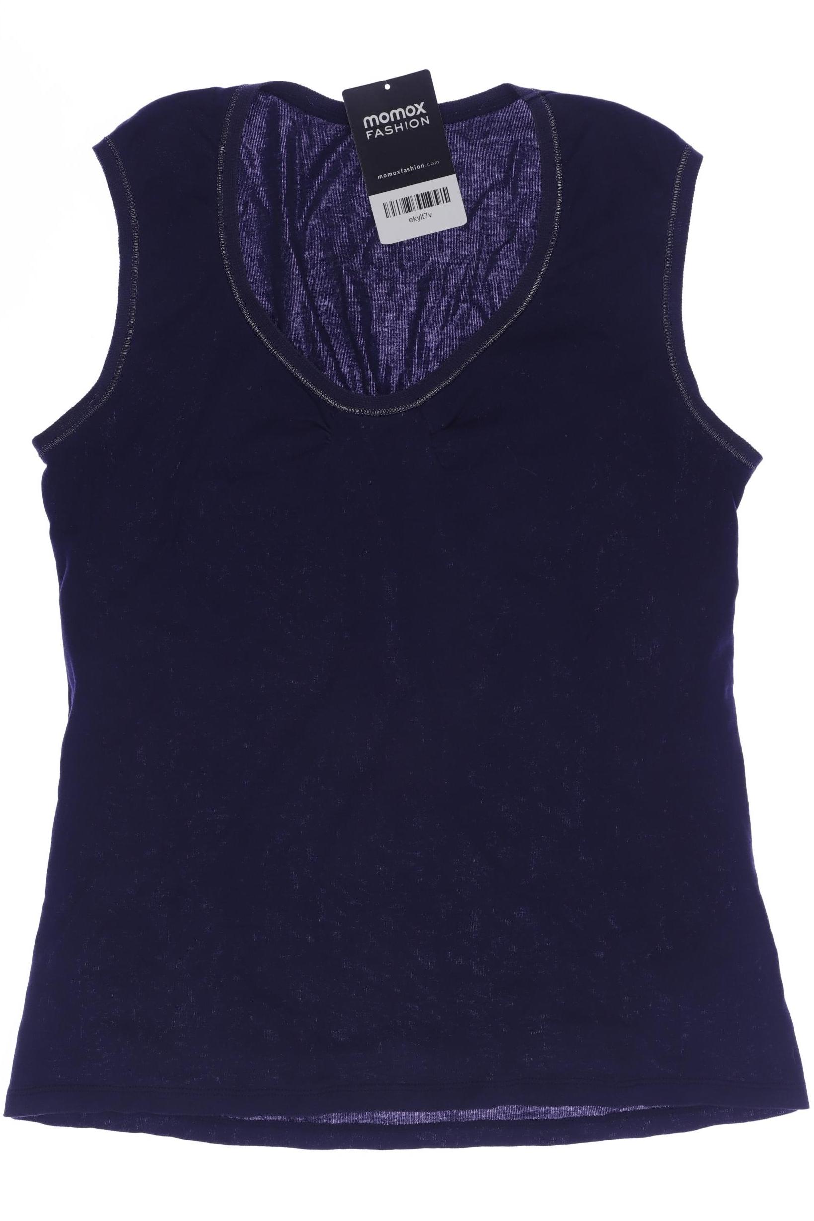 

Massimo Dutti Damen Top, marineblau, Gr. 32