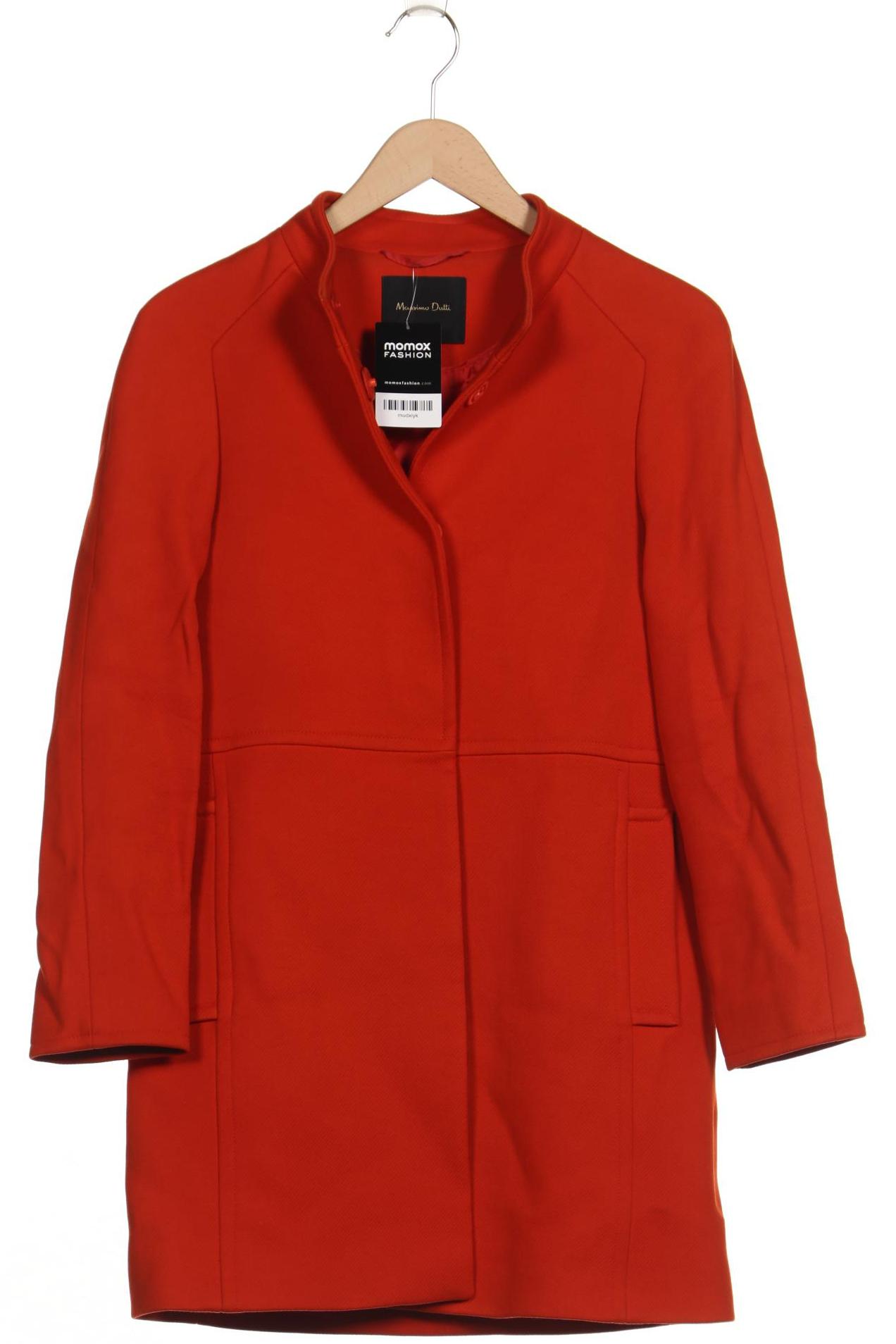 

Massimo Dutti Damen Mantel, orange, Gr. 36