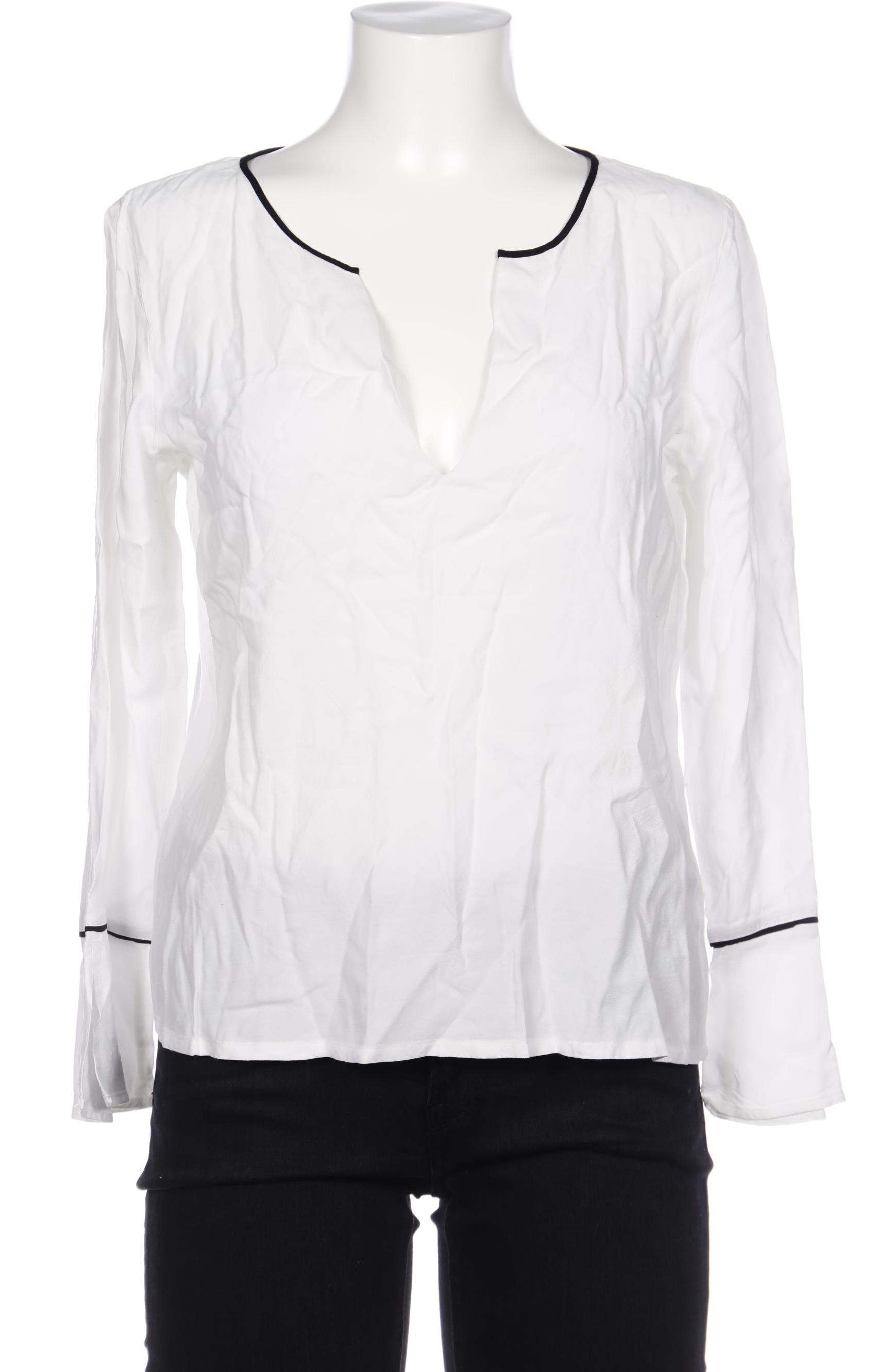 

Massimo Dutti Damen Bluse, weiß, Gr. 42