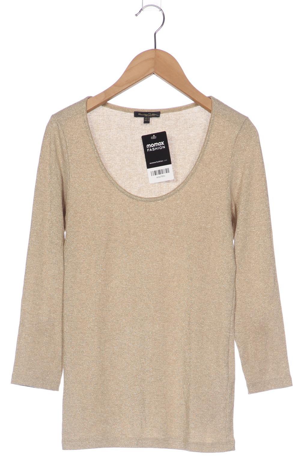 

Massimo Dutti Damen Langarmshirt, cremeweiß, Gr. 34
