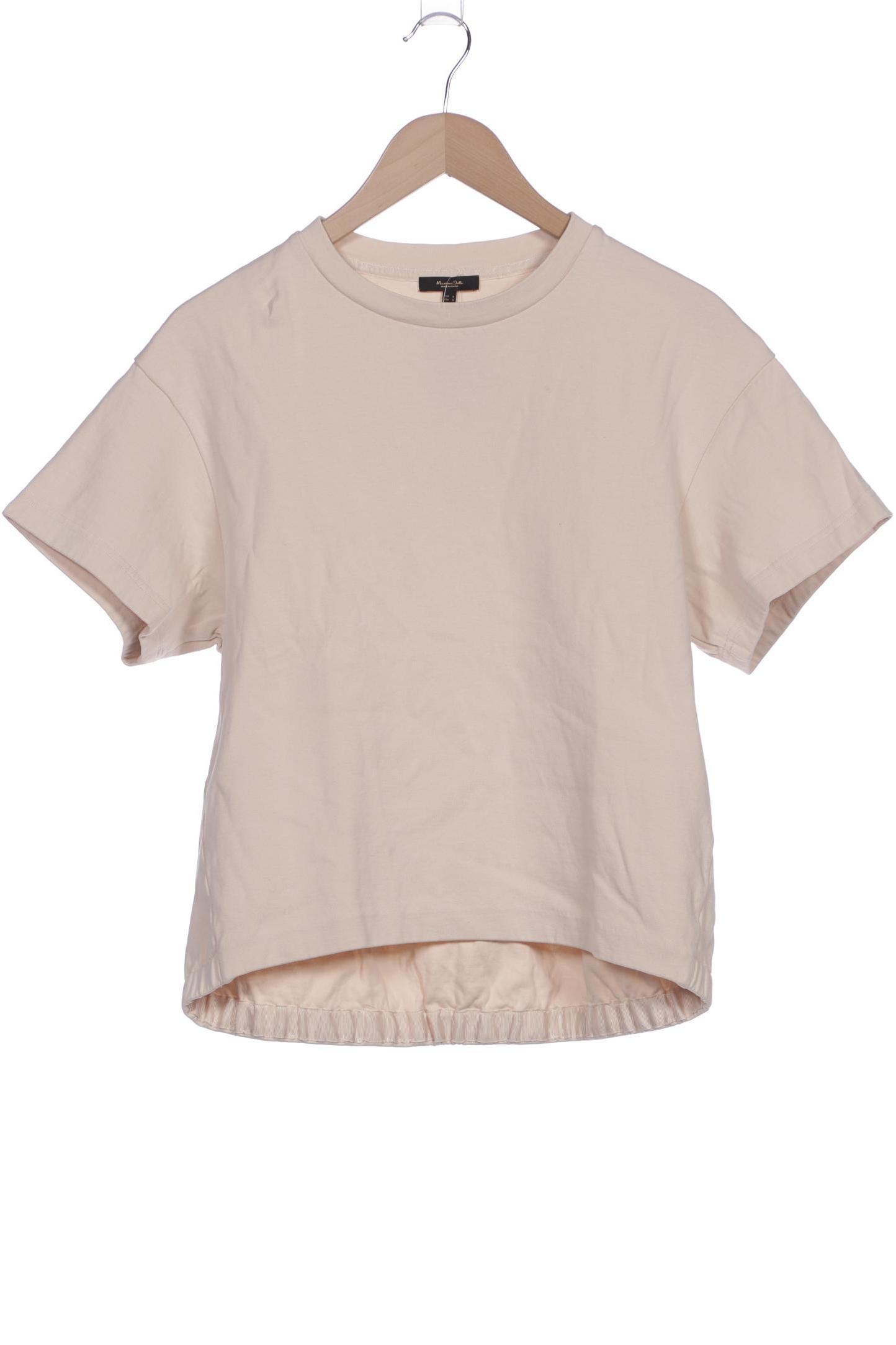 

Massimo Dutti Damen T-Shirt, beige, Gr. 36