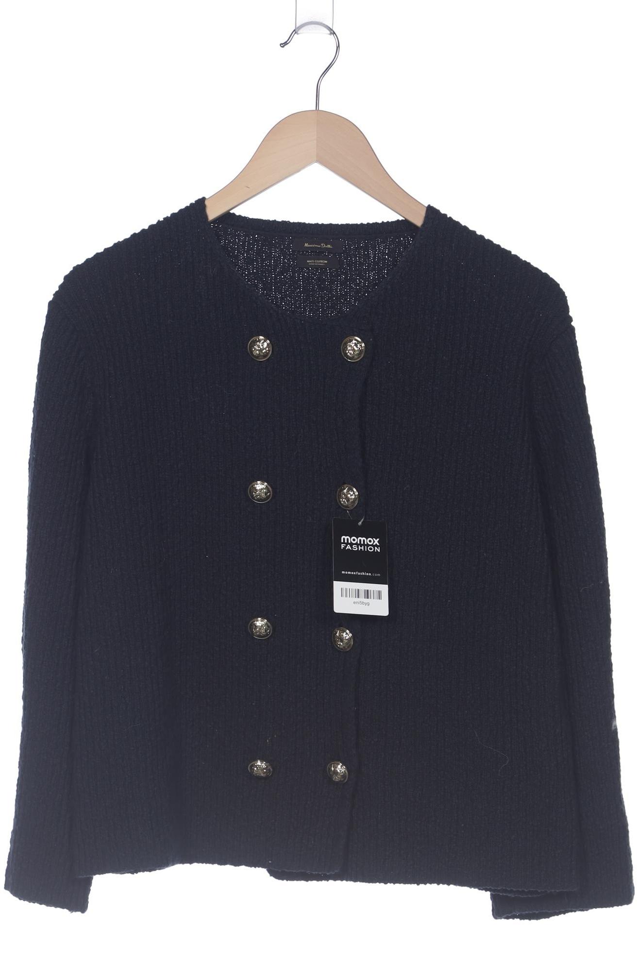

Massimo Dutti Damen Strickjacke, marineblau, Gr. 34