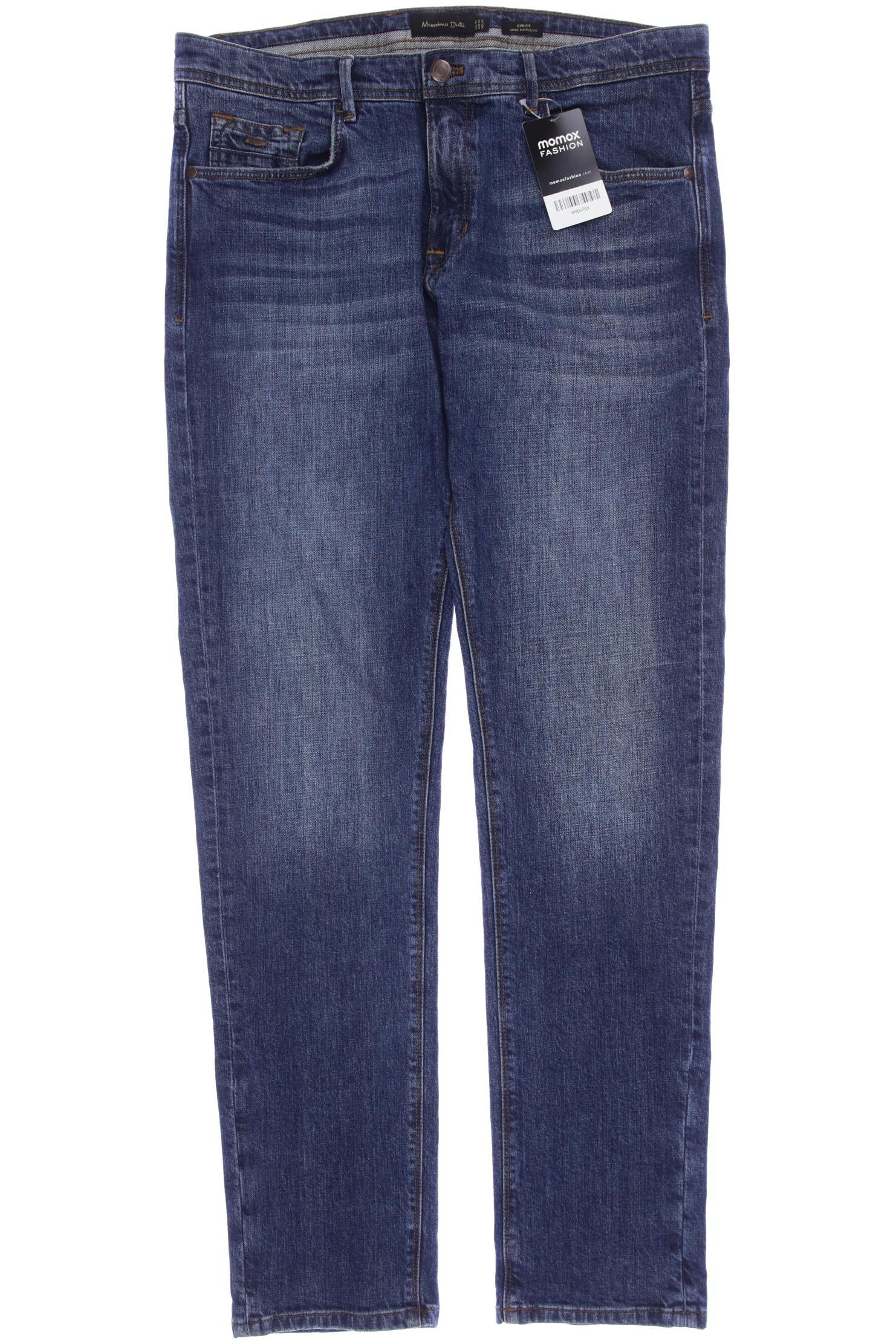 

Massimo Dutti Damen Jeans, marineblau, Gr. 44