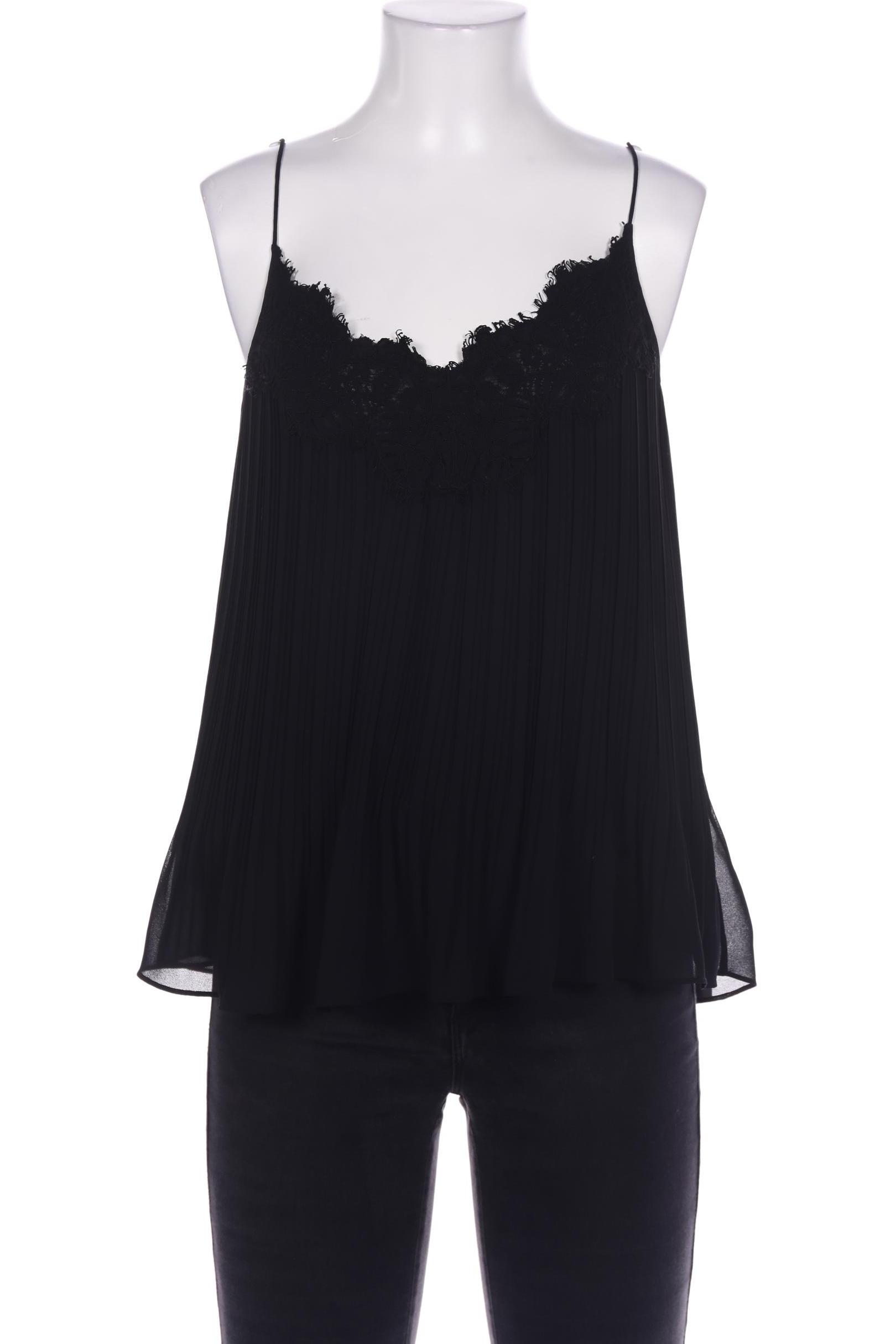 

Massimo Dutti Damen Top, schwarz, Gr. 38