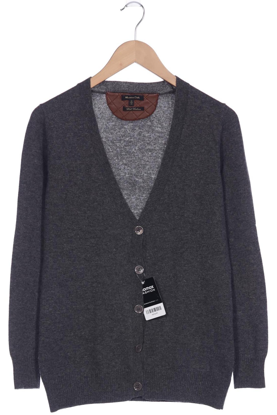 

Massimo Dutti Damen Strickjacke, grau, Gr. 32