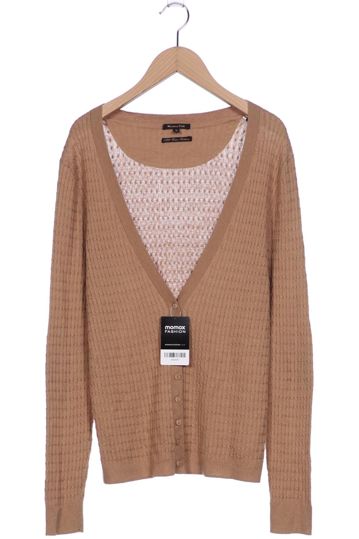 

Massimo Dutti Damen Strickjacke, braun, Gr. 34