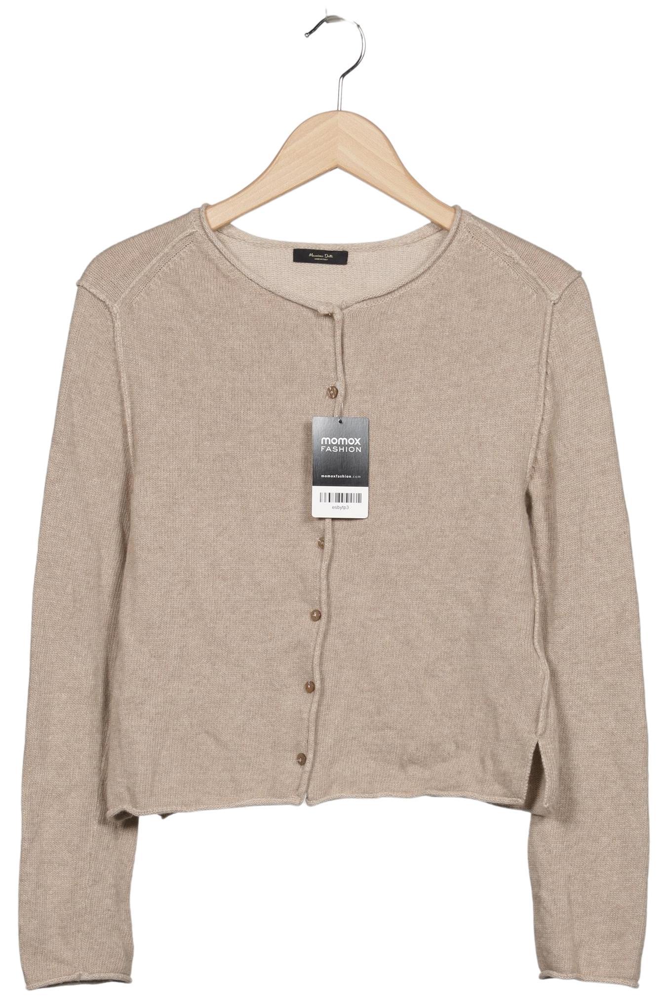 

Massimo Dutti Damen Strickjacke, beige, Gr. 36