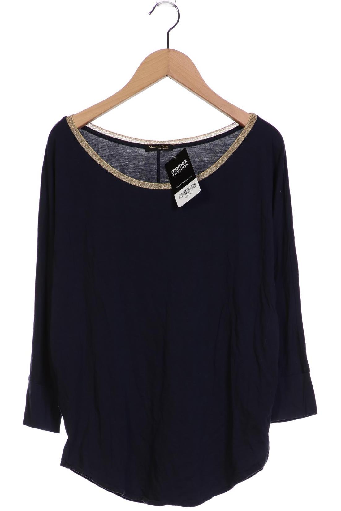 

Massimo Dutti Damen Langarmshirt, marineblau