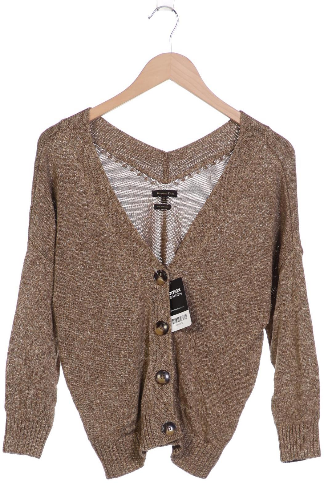 

Massimo Dutti Damen Strickjacke, braun, Gr. 36