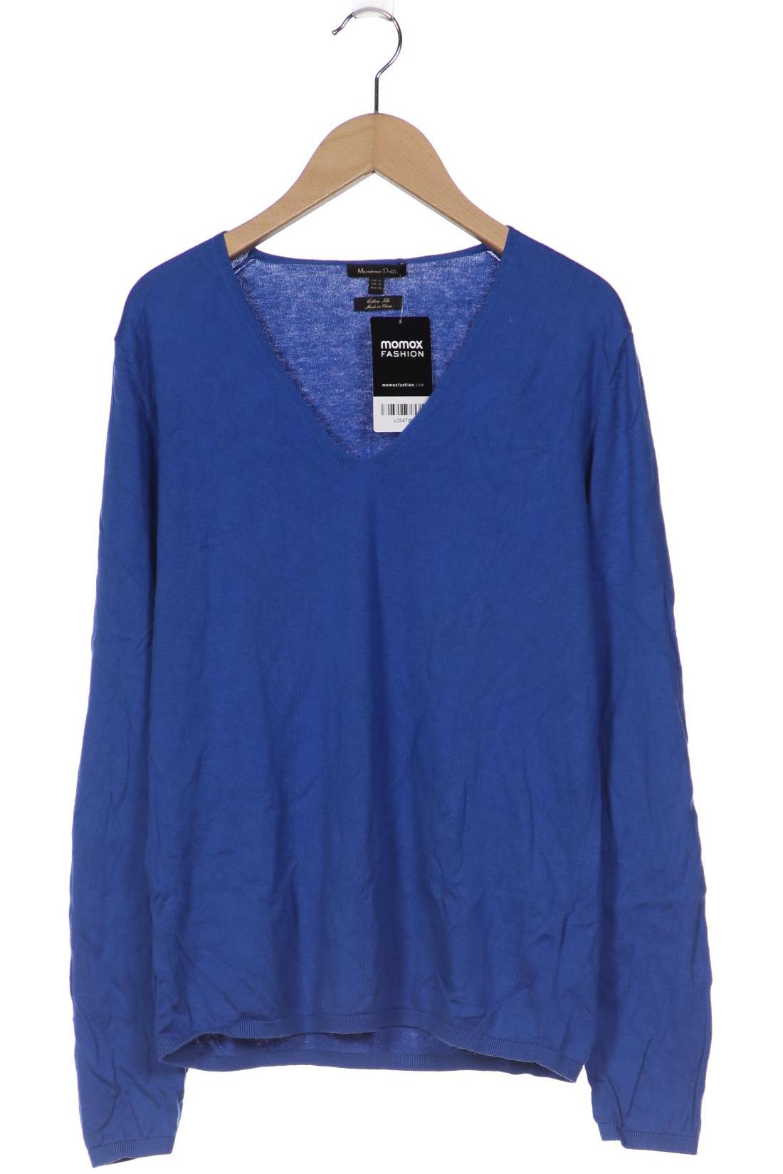 

Massimo Dutti Damen Pullover, blau, Gr. 44