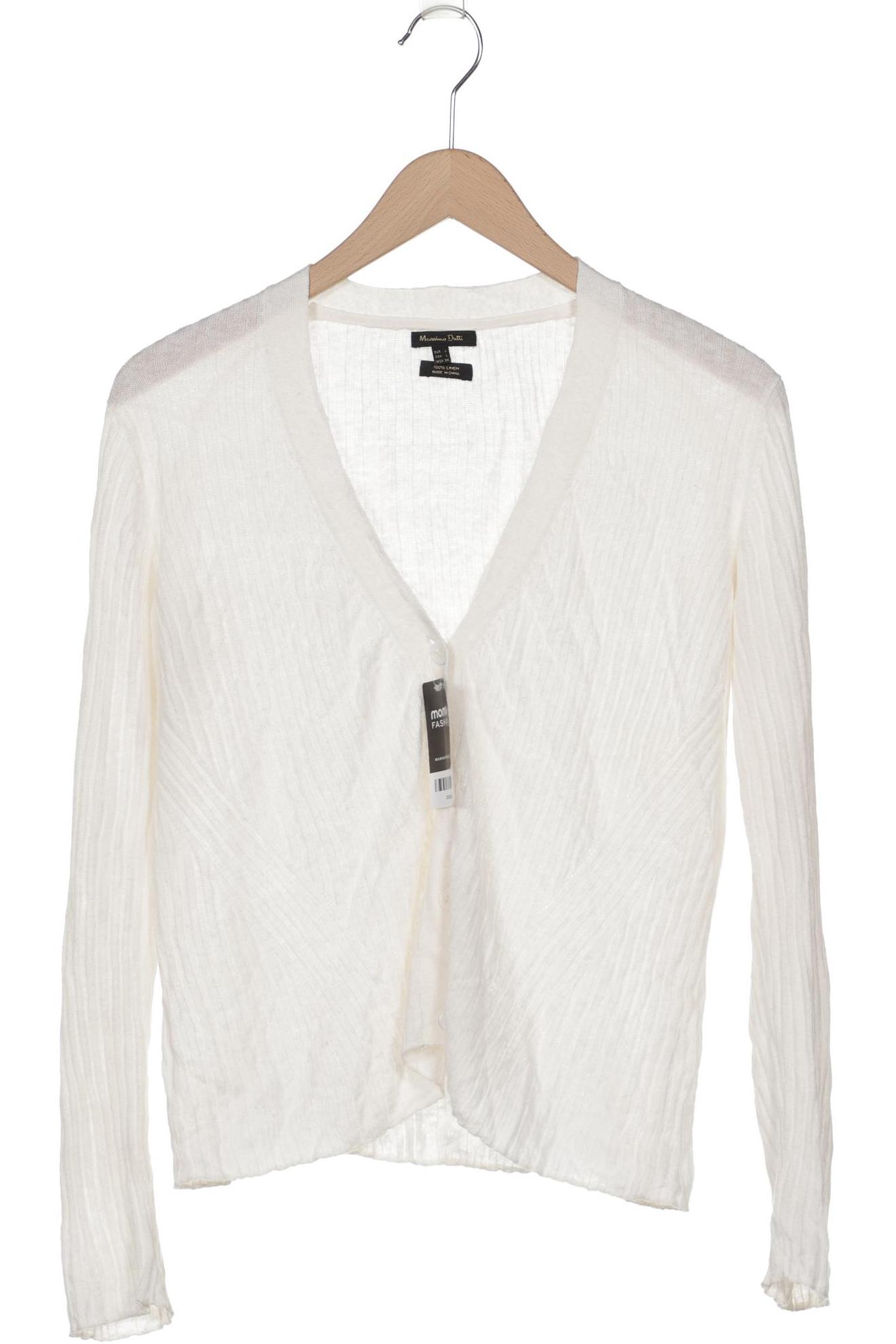 

Massimo Dutti Damen Strickjacke, cremeweiß