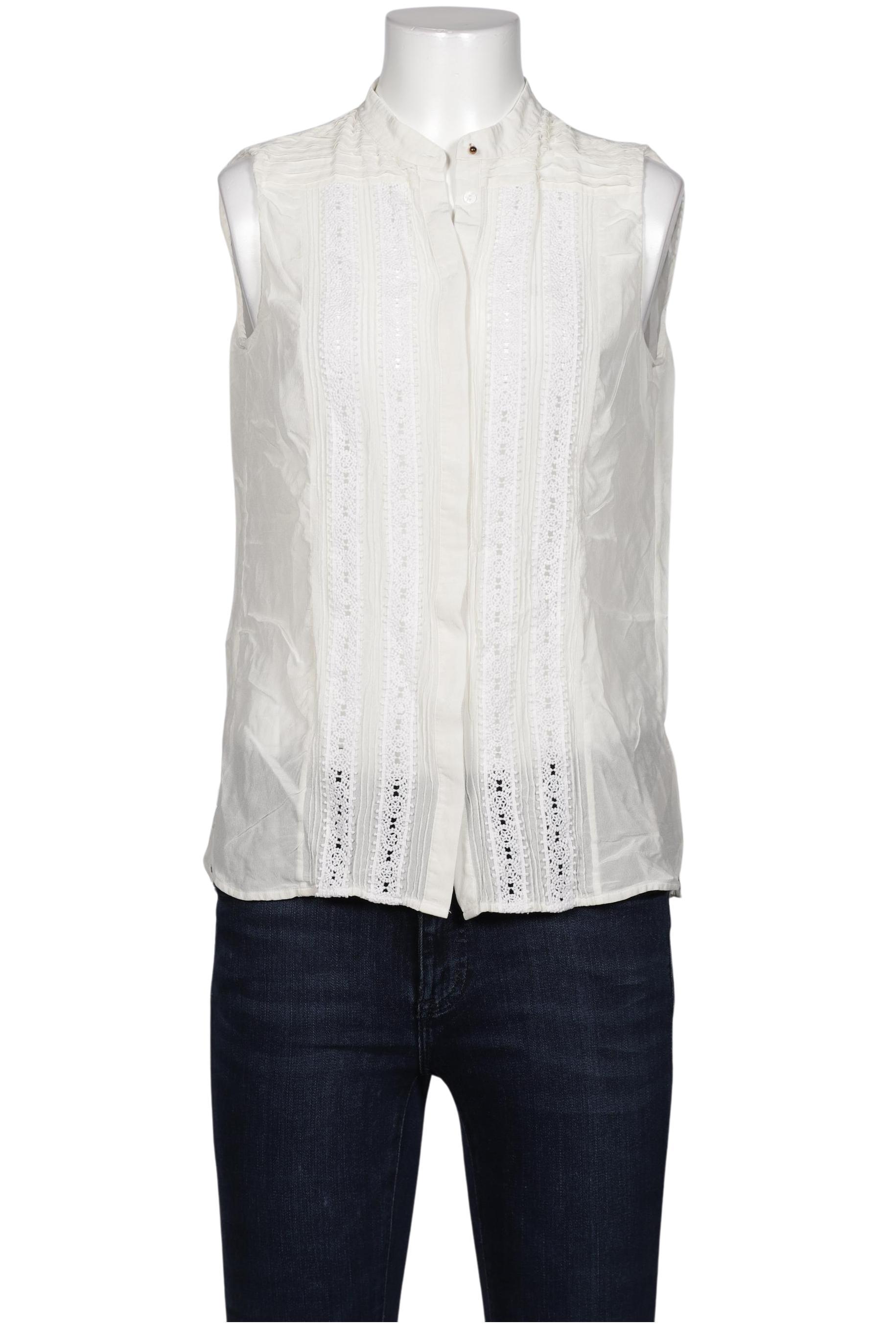 

Massimo Dutti Damen Bluse, cremeweiß, Gr. 40