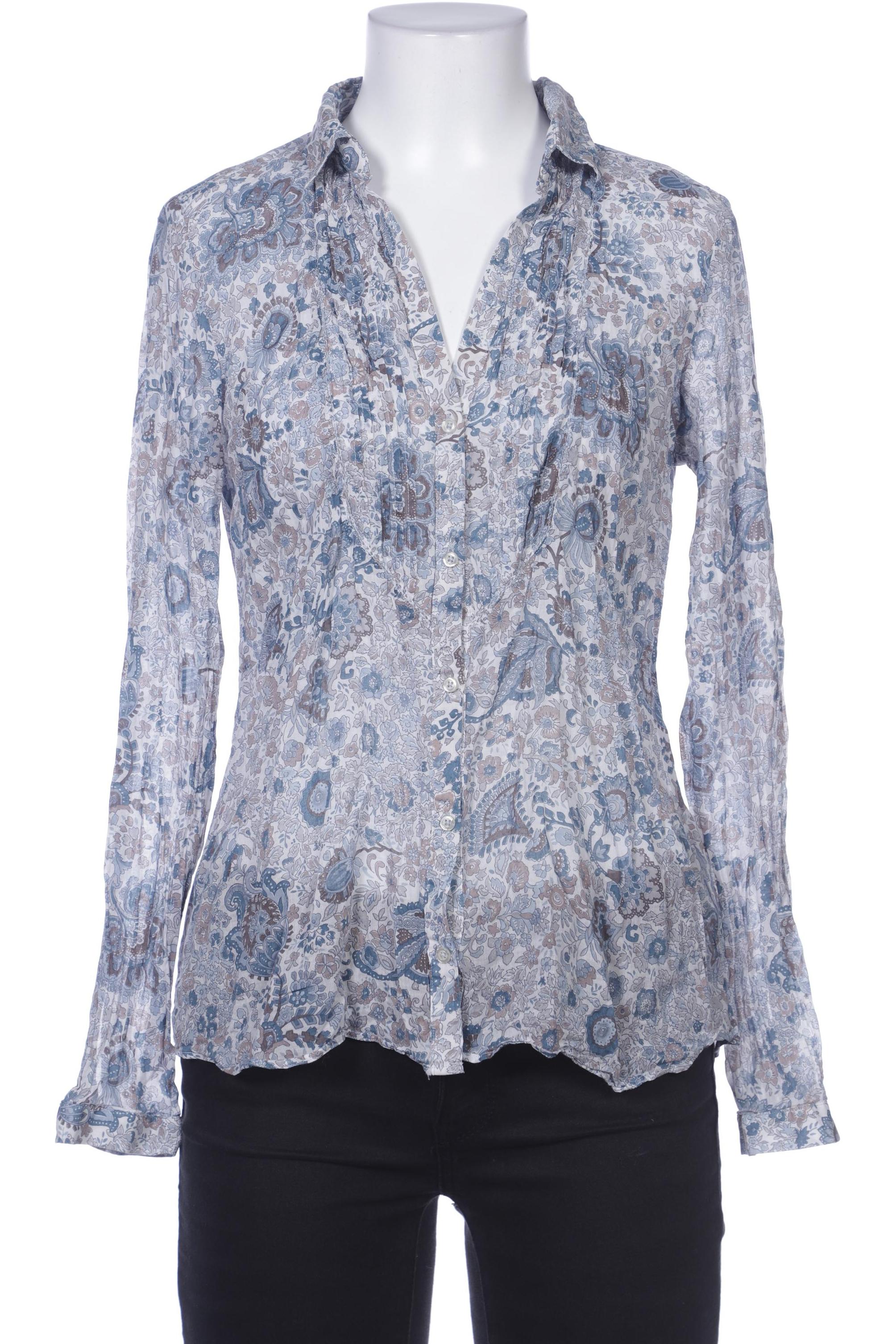 

Massimo Dutti Damen Bluse, blau, Gr. 40