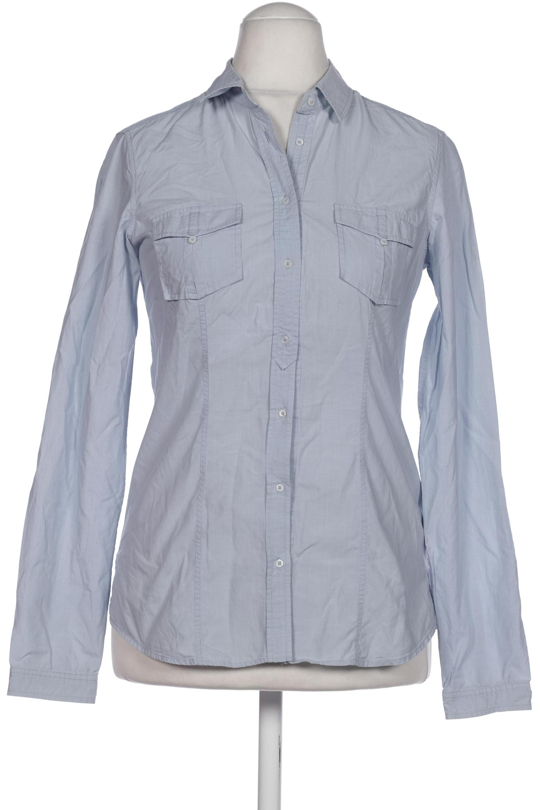 

Massimo Dutti Damen Bluse, blau, Gr. 38