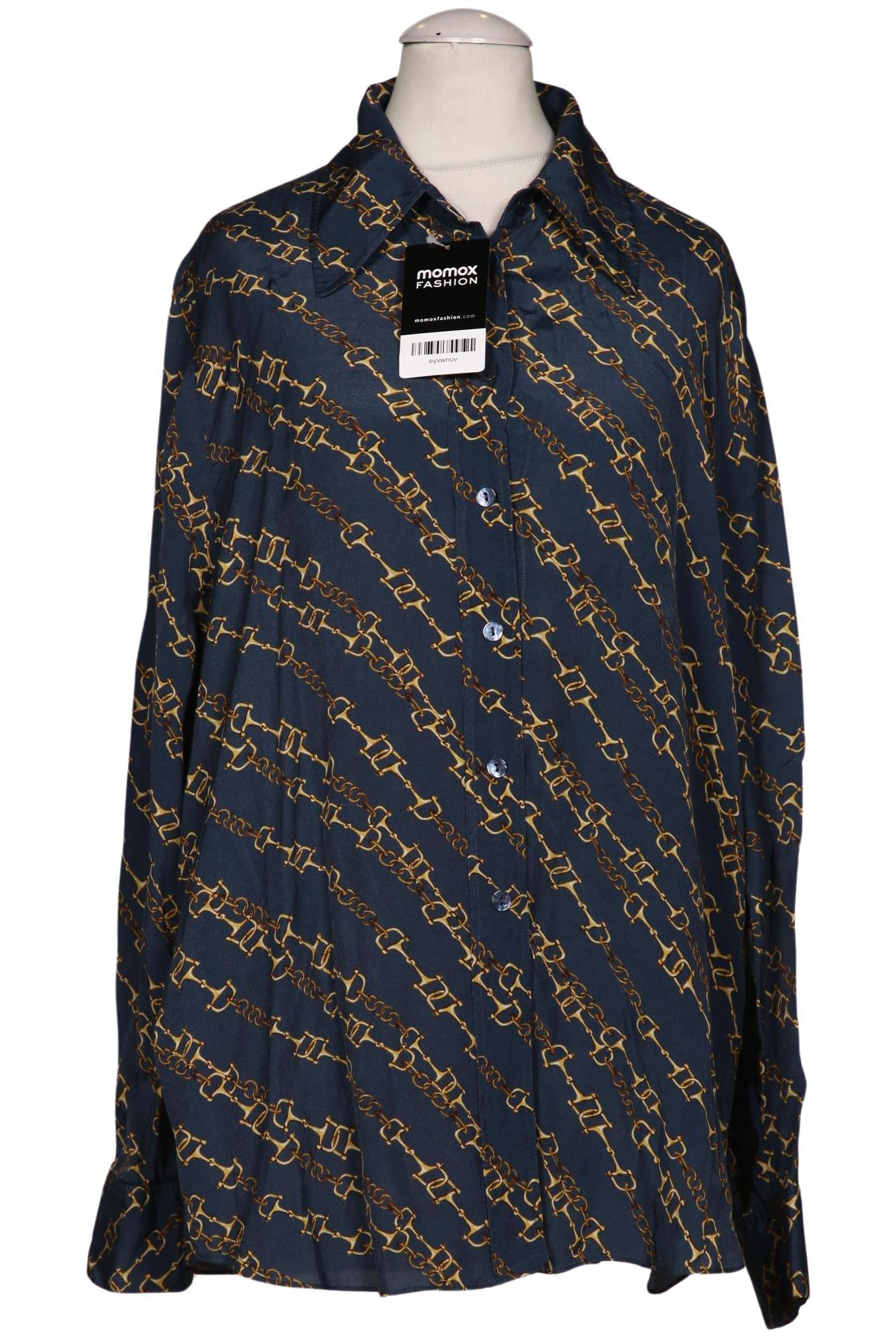 

Massimo Dutti Damen Bluse, marineblau, Gr. 40