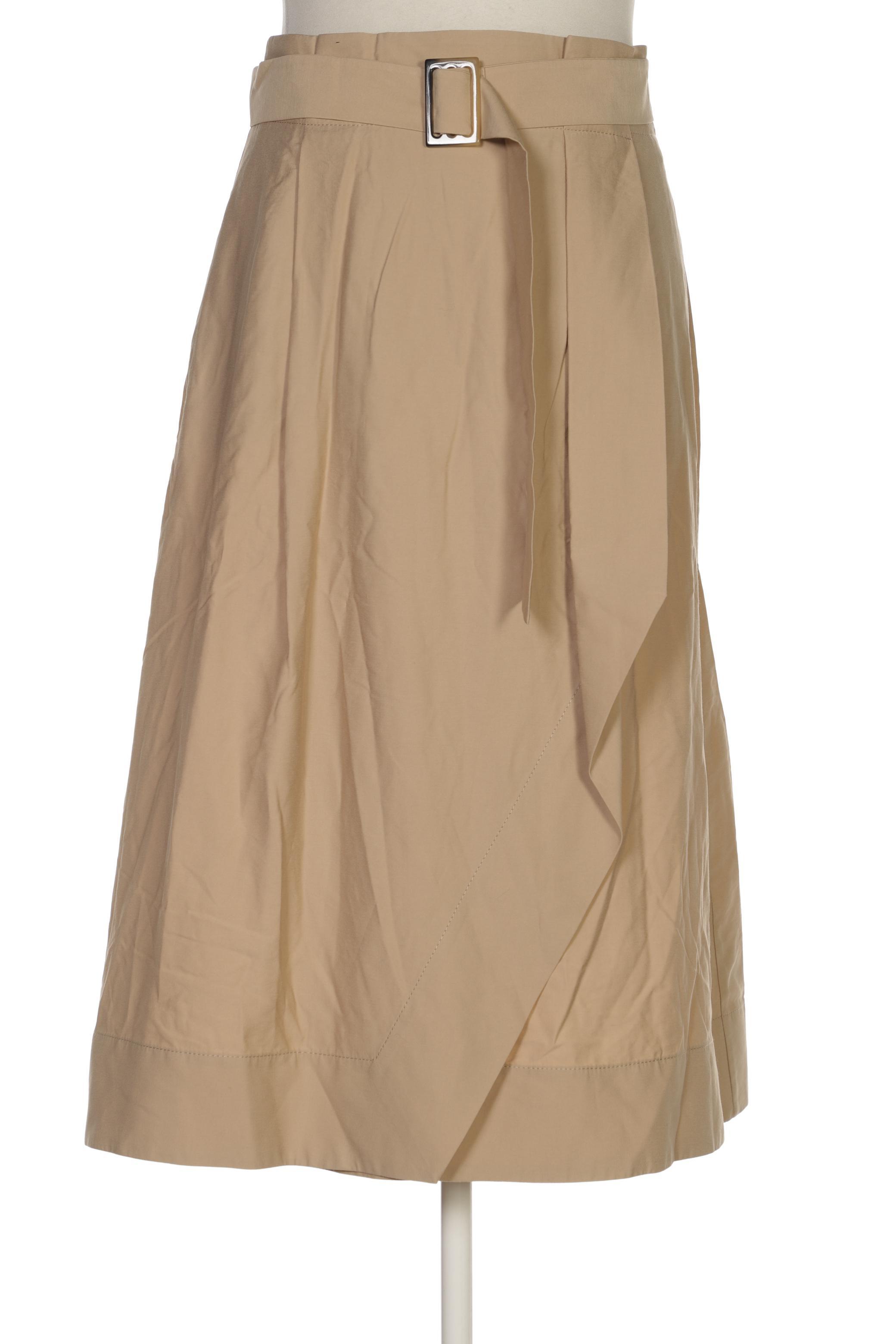 

Massimo Dutti Damen Rock, beige, Gr. 42