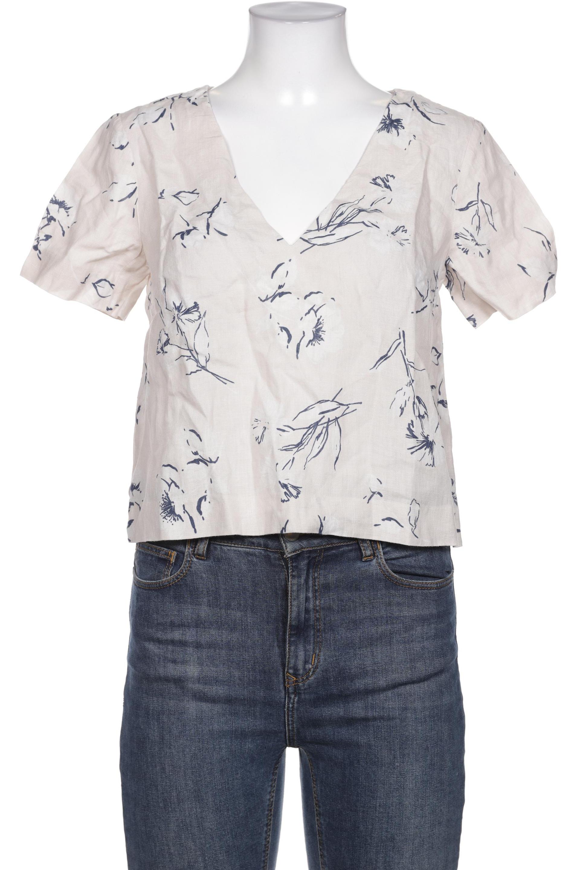 

Massimo Dutti Damen Bluse, cremeweiß, Gr. 38