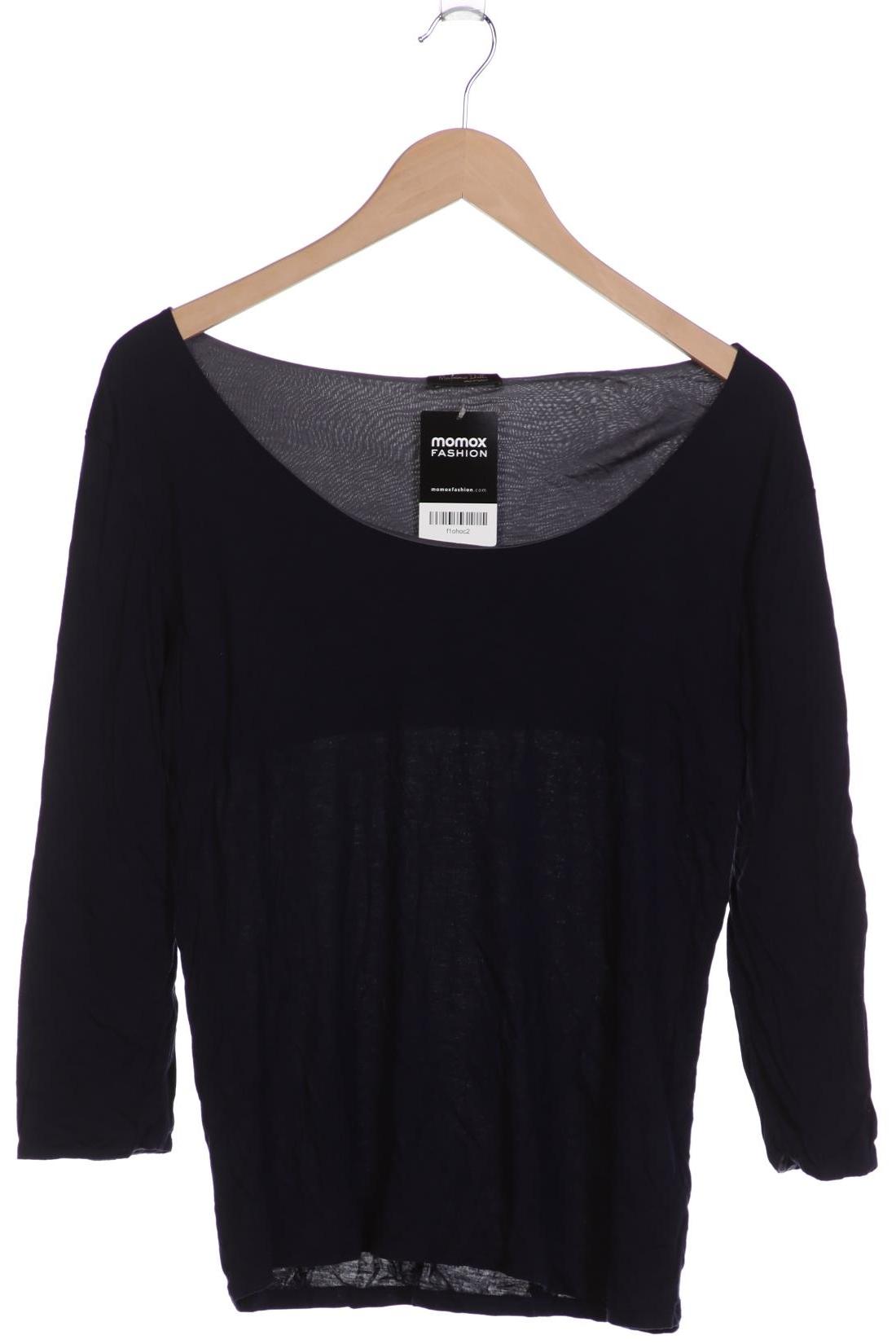 

Massimo Dutti Damen Langarmshirt, marineblau, Gr. 44