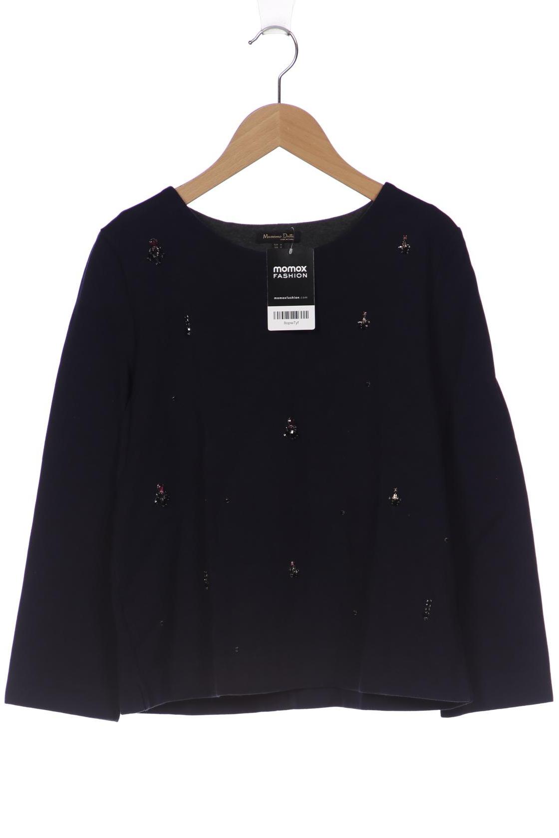 

Massimo Dutti Damen Sweatshirt, marineblau, Gr. 36