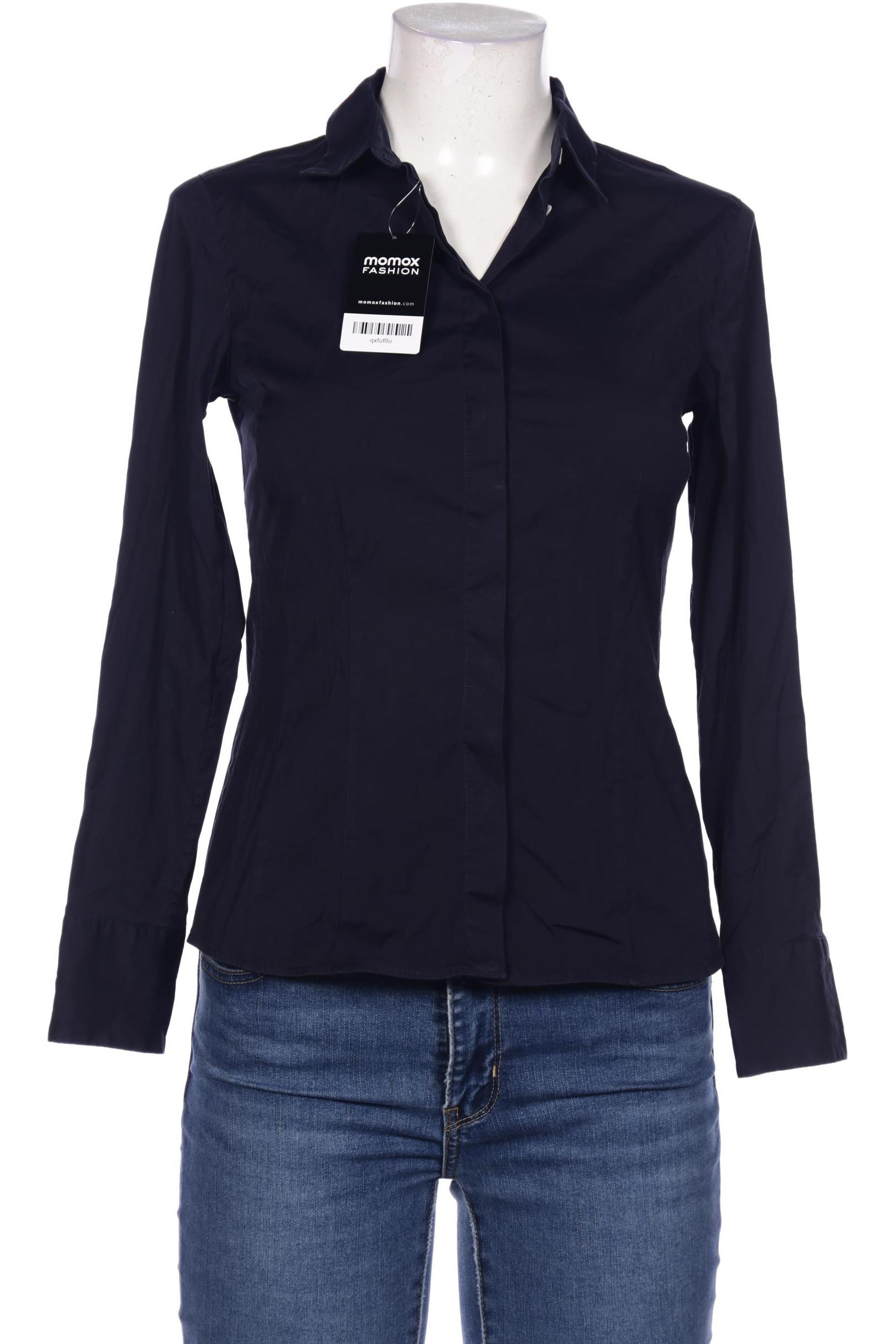 

Massimo Dutti Damen Bluse, marineblau, Gr. 38