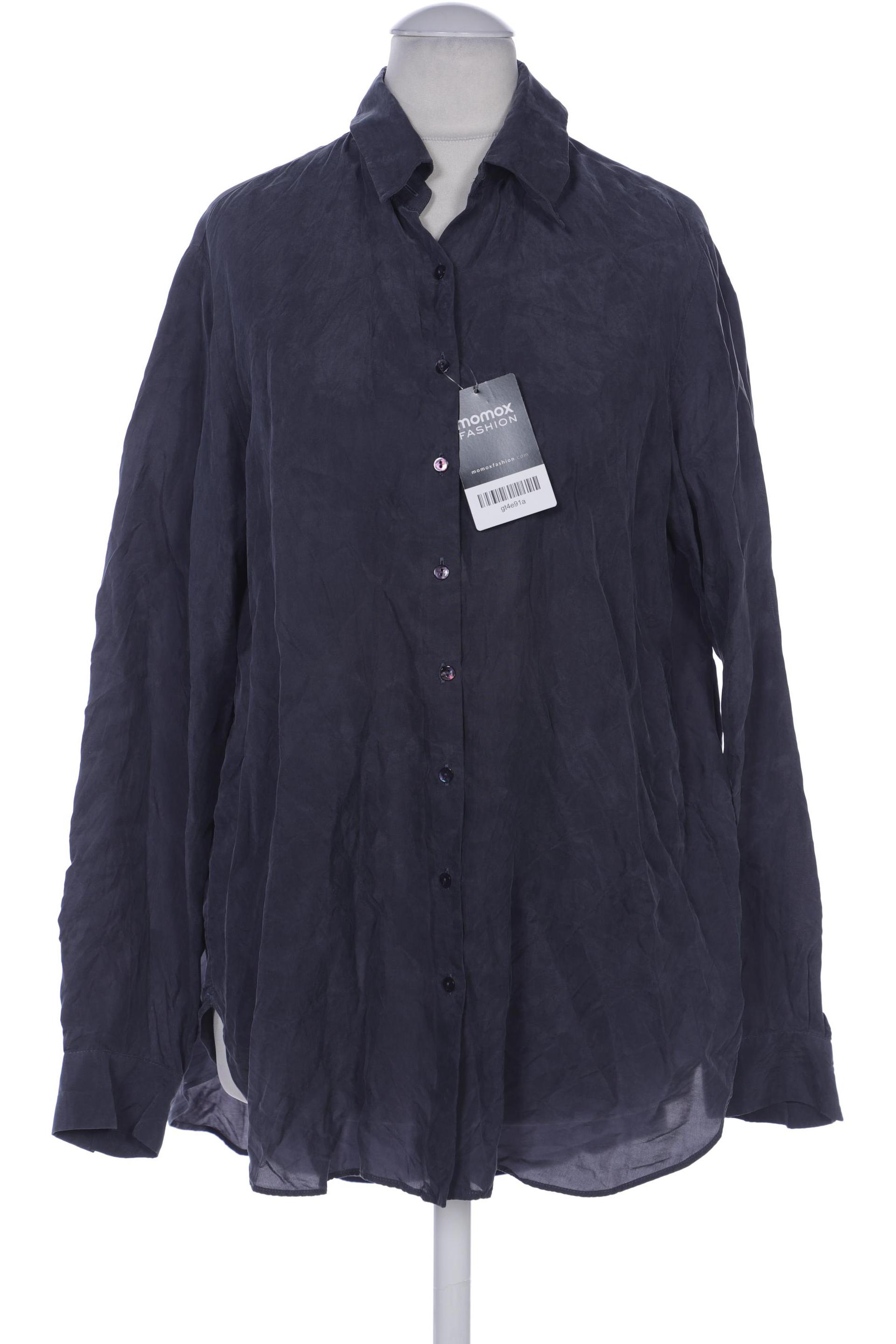 

Massimo Dutti Damen Bluse, marineblau, Gr. 36