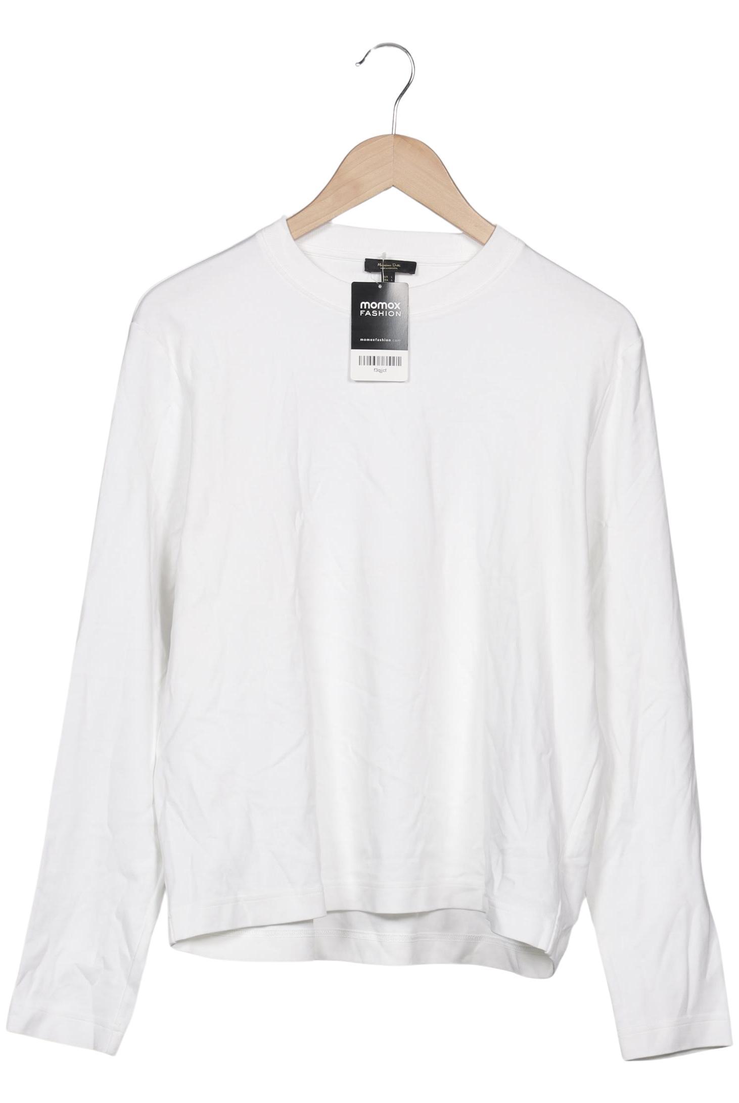 

Massimo Dutti Damen Langarmshirt, weiß, Gr. 42