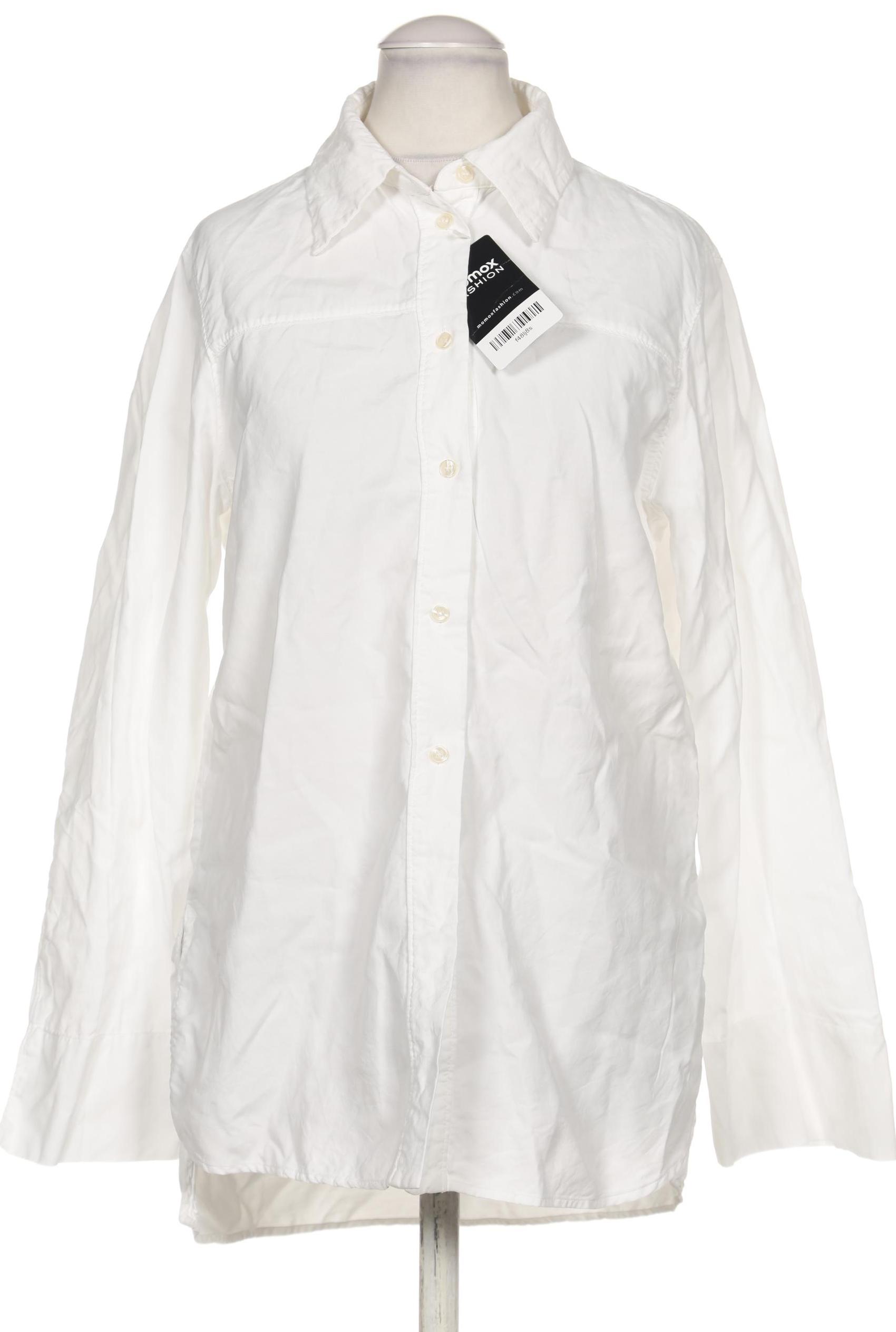 

Massimo Dutti Damen Bluse, weiß, Gr. 34