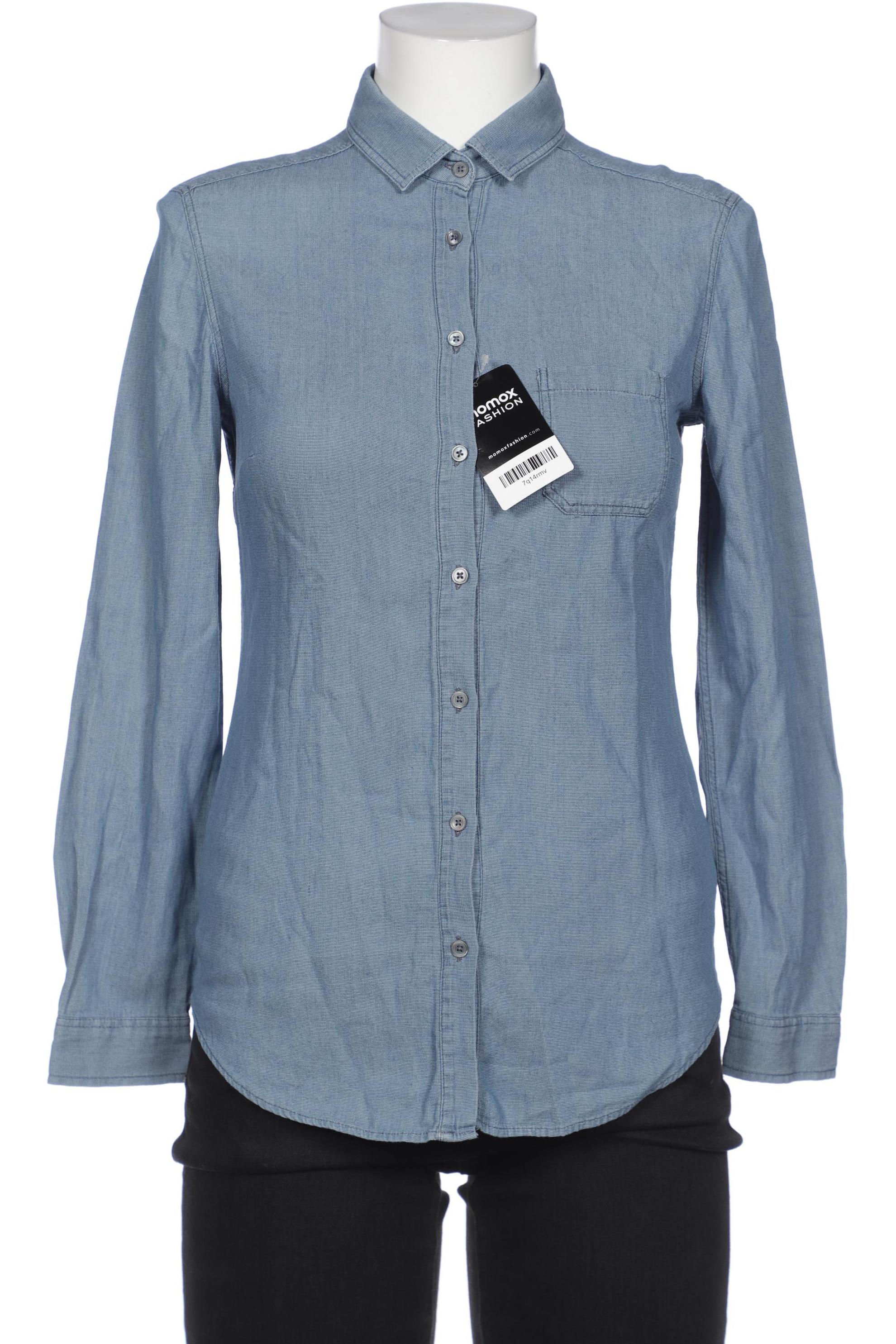 

Massimo Dutti Damen Bluse, blau, Gr. 36