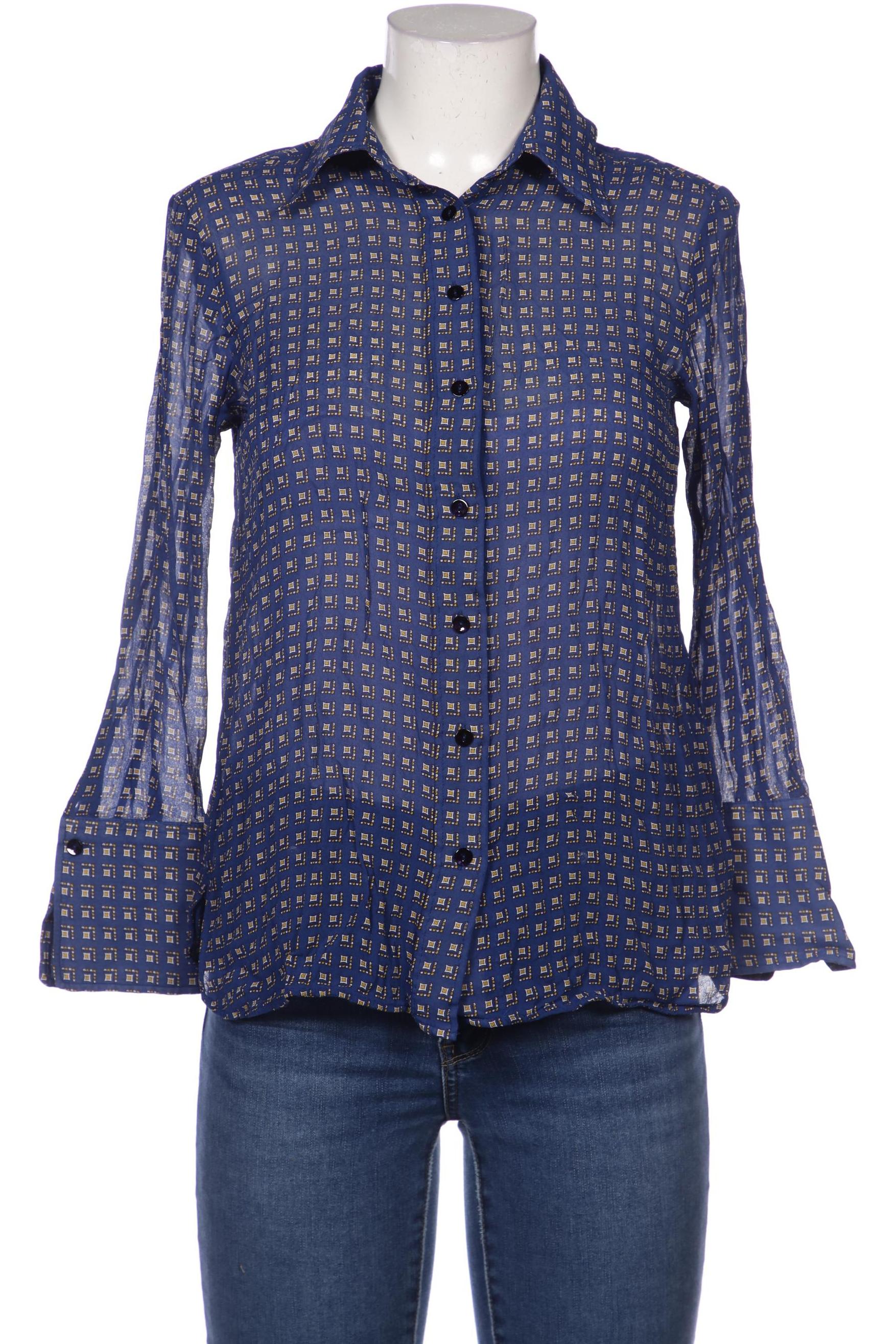 

Massimo Dutti Damen Bluse, blau, Gr. 36