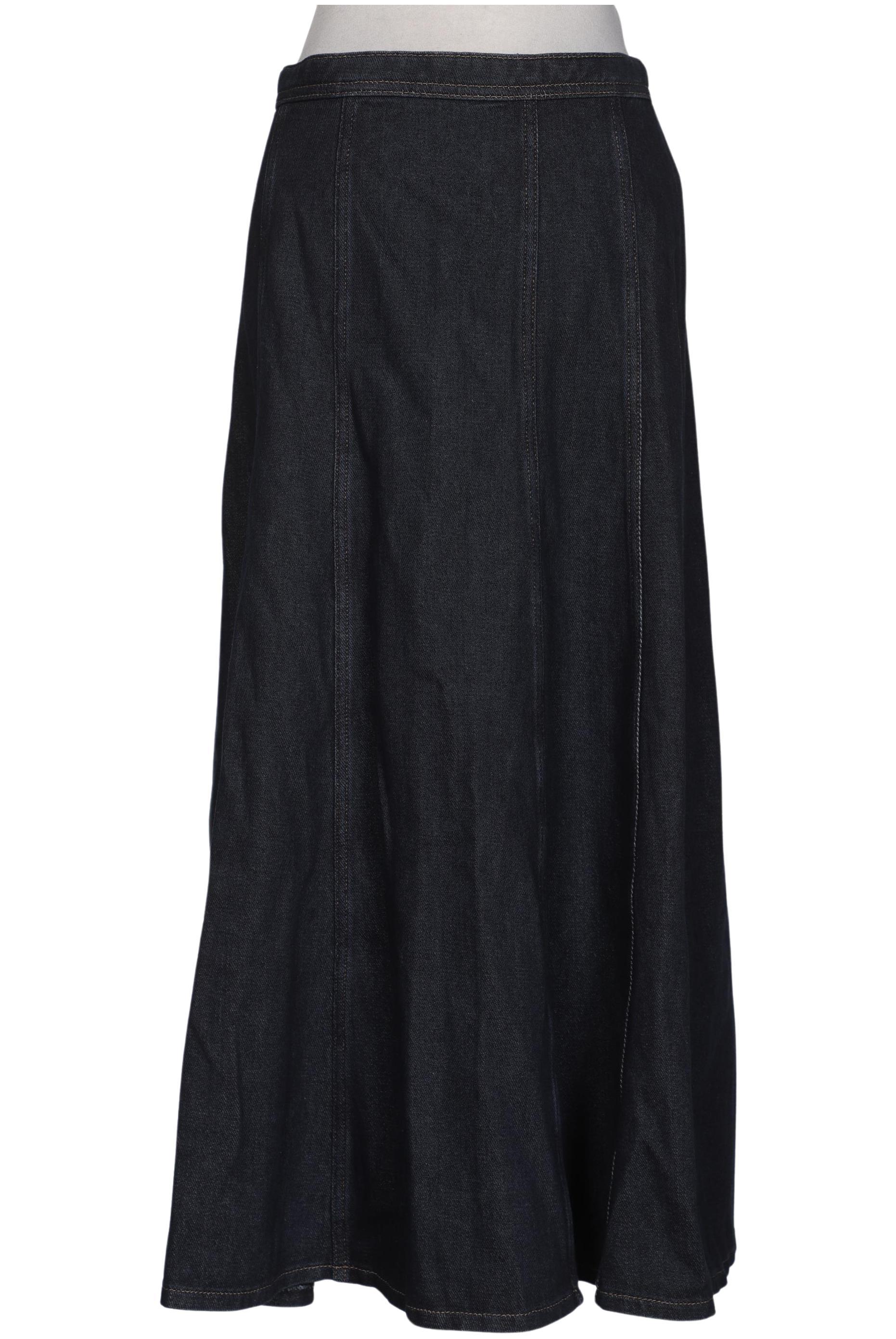 

Massimo Dutti Damen Rock, marineblau, Gr. 36