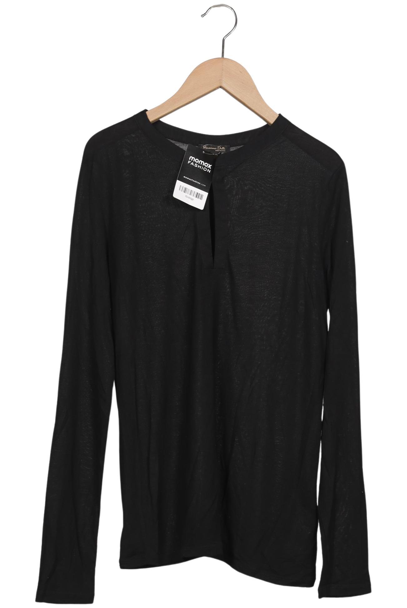 

Massimo Dutti Damen Langarmshirt, schwarz, Gr. 38