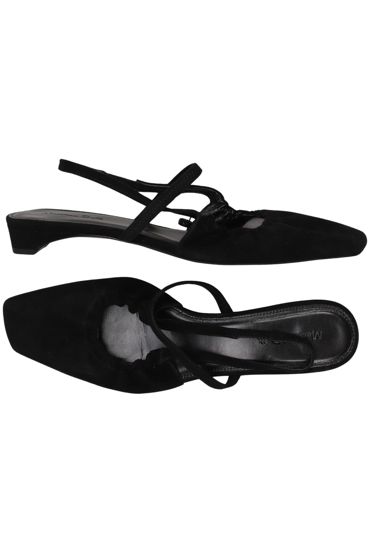 

Massimo Dutti Damen Sandale, schwarz, Gr. 40