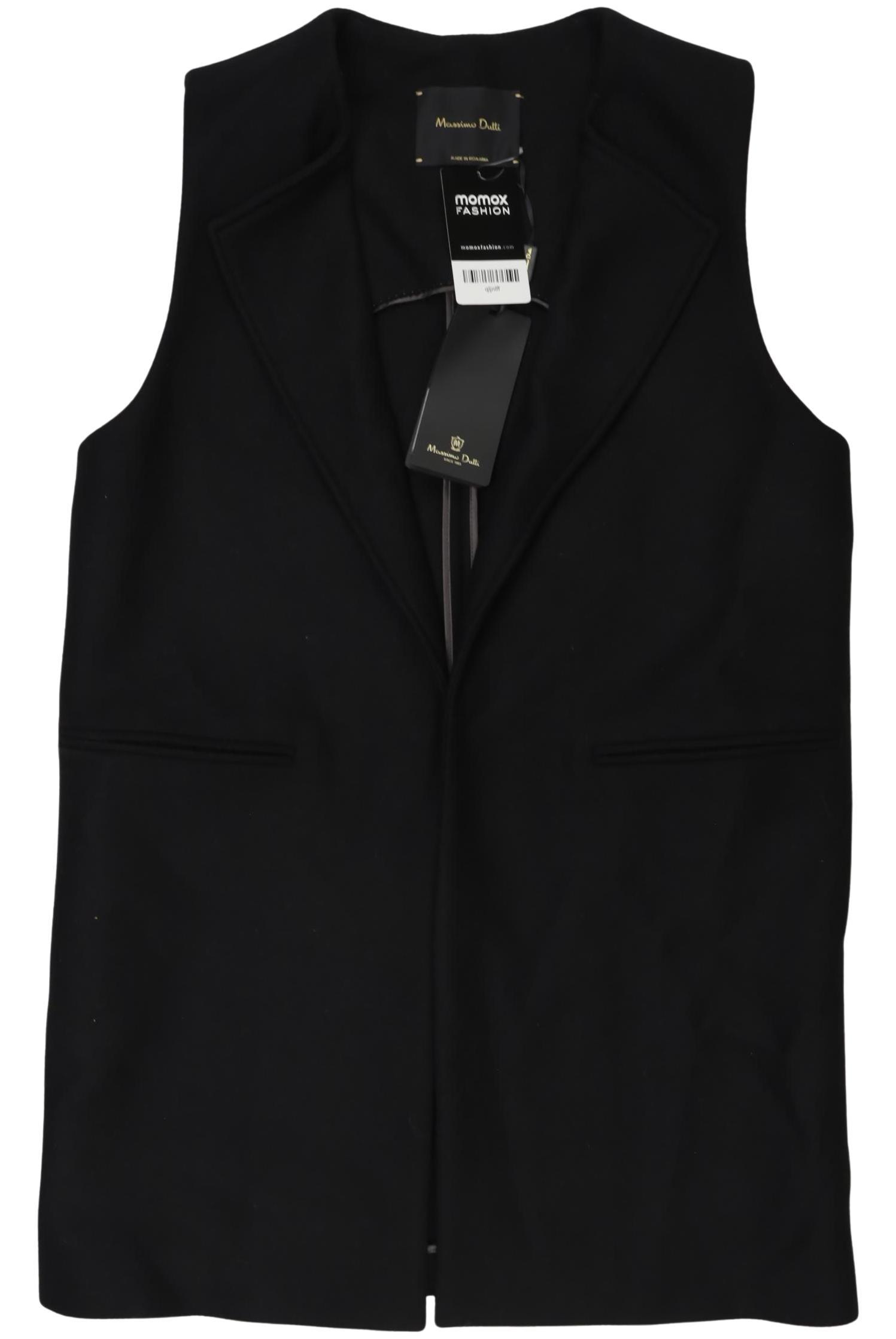 

Massimo Dutti Damen Weste, schwarz, Gr. 38