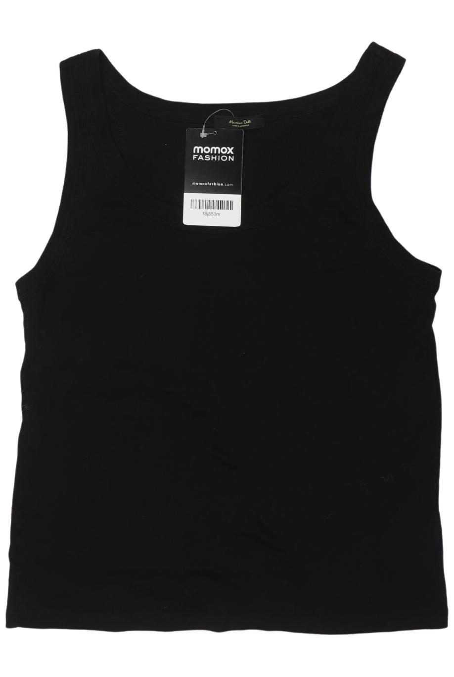 

Massimo Dutti Damen Top, schwarz, Gr. 36