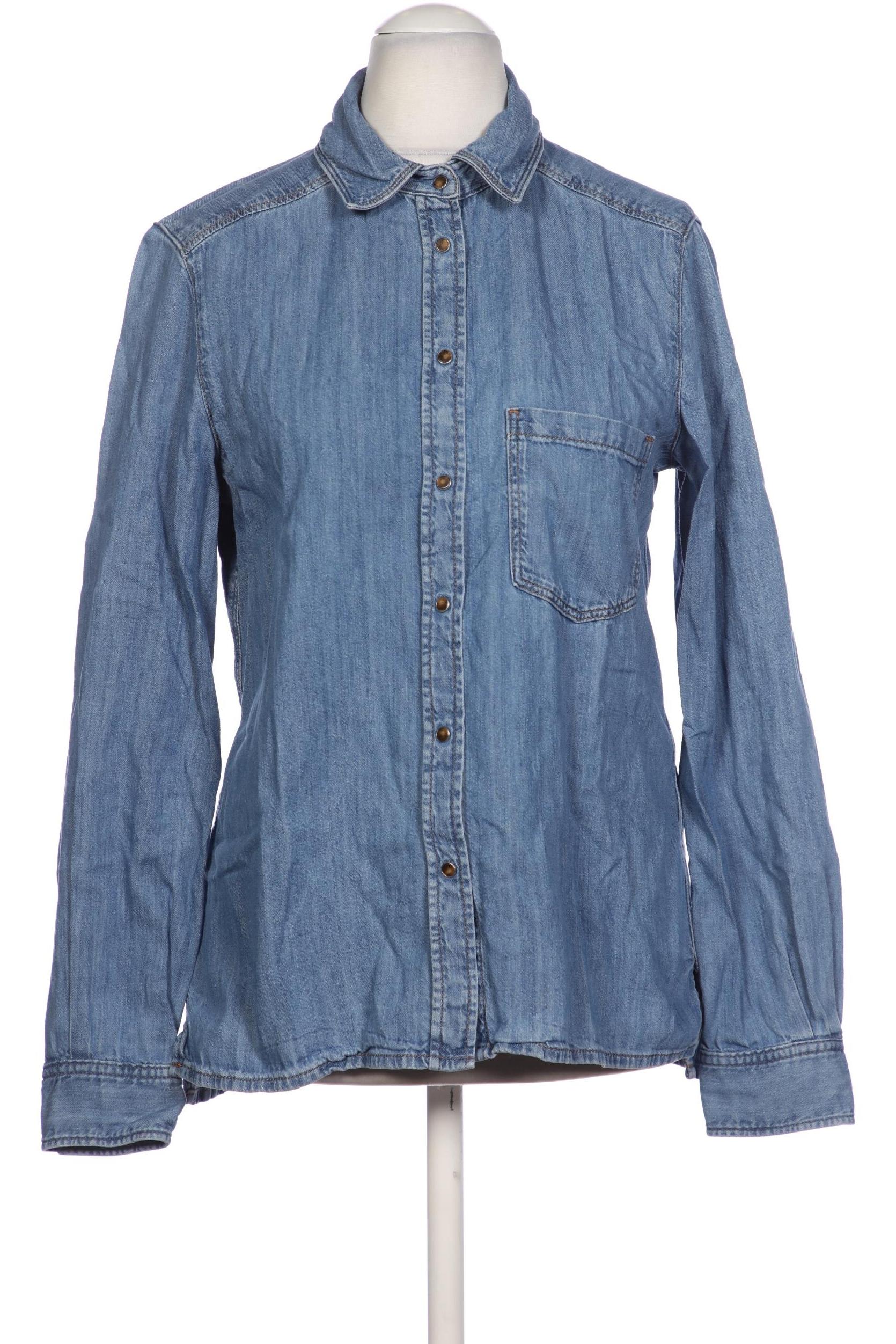 

Massimo Dutti Damen Bluse, blau, Gr. 38