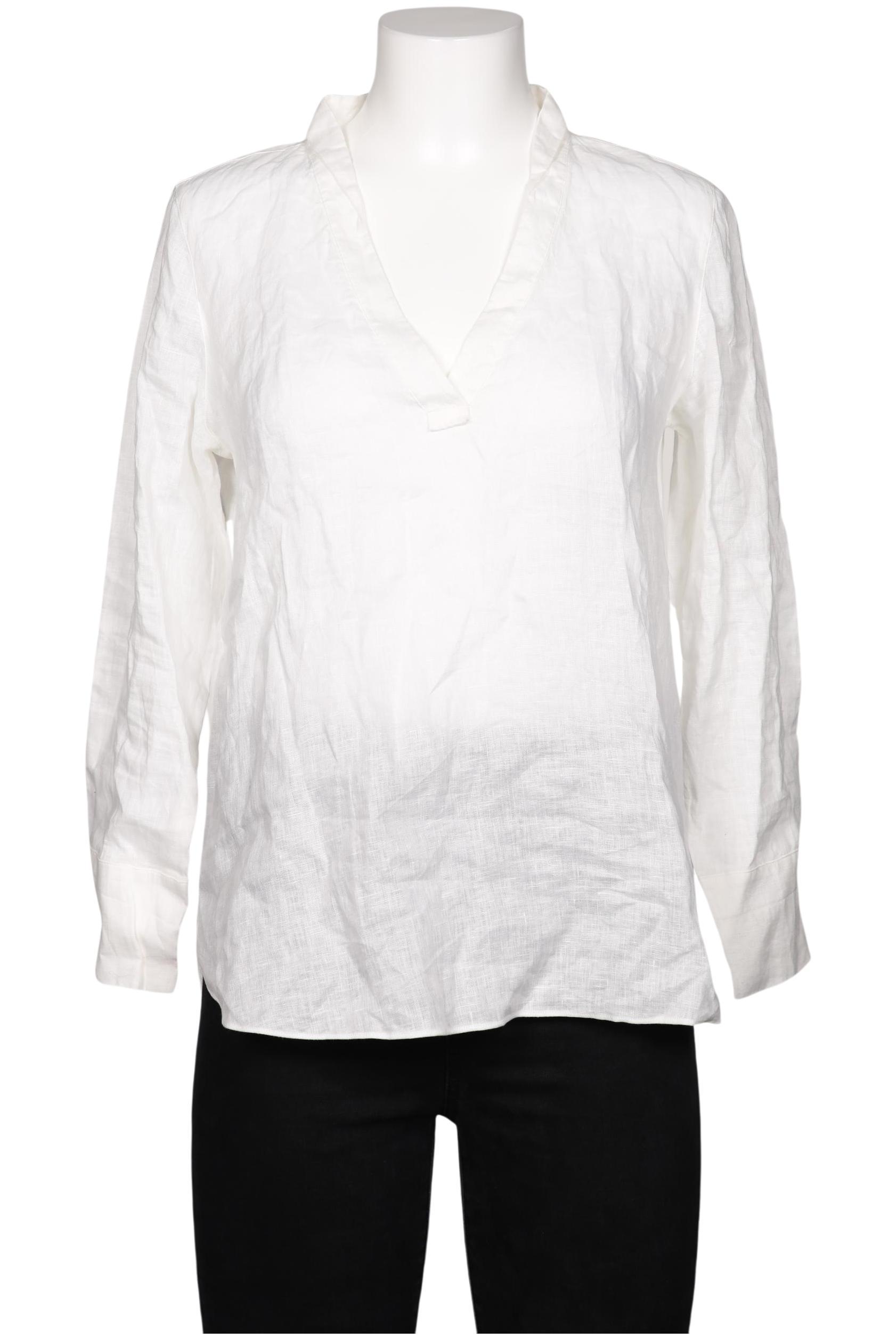 

Massimo Dutti Damen Bluse, weiß, Gr. 40