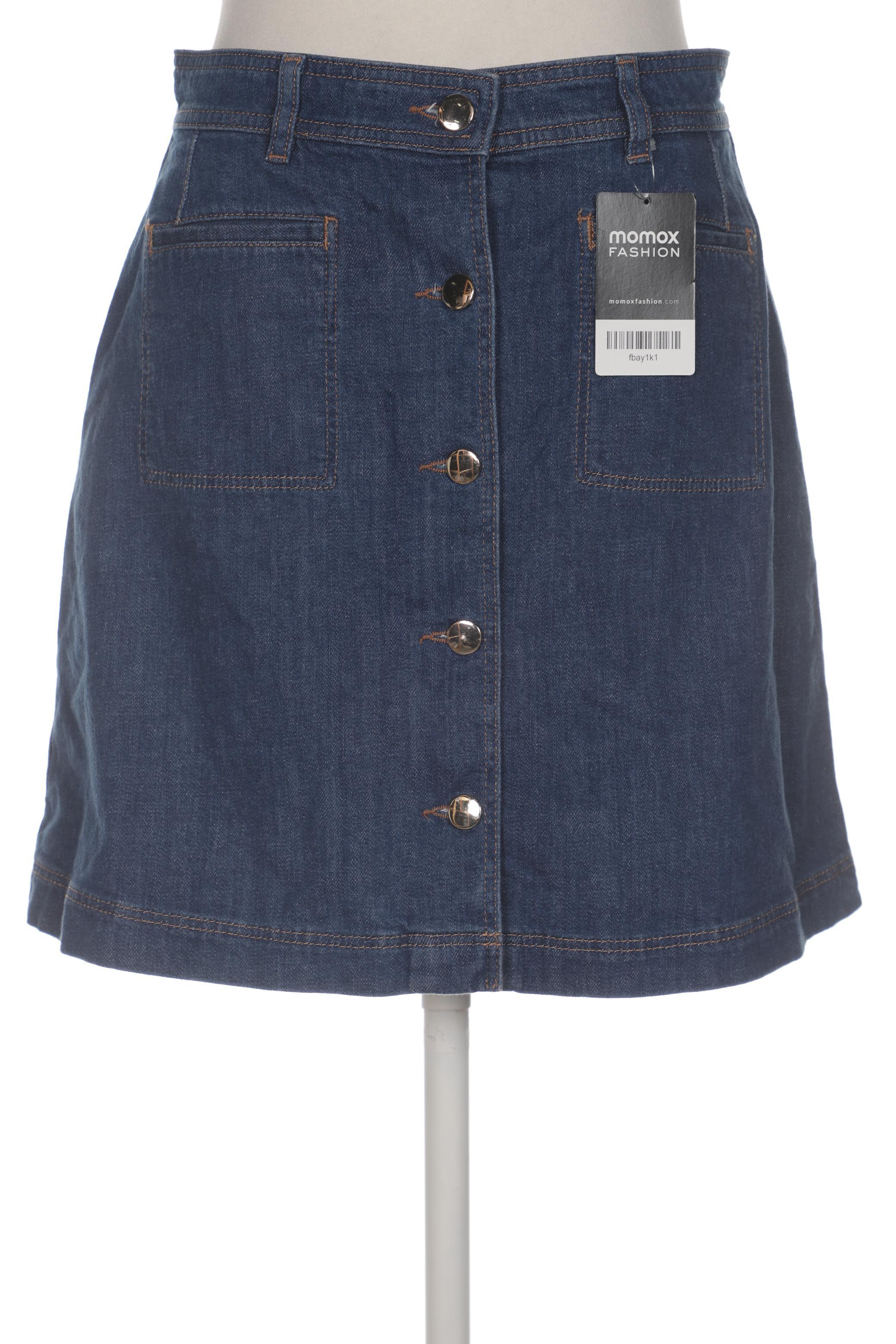 

Massimo Dutti Damen Rock, blau, Gr. 40