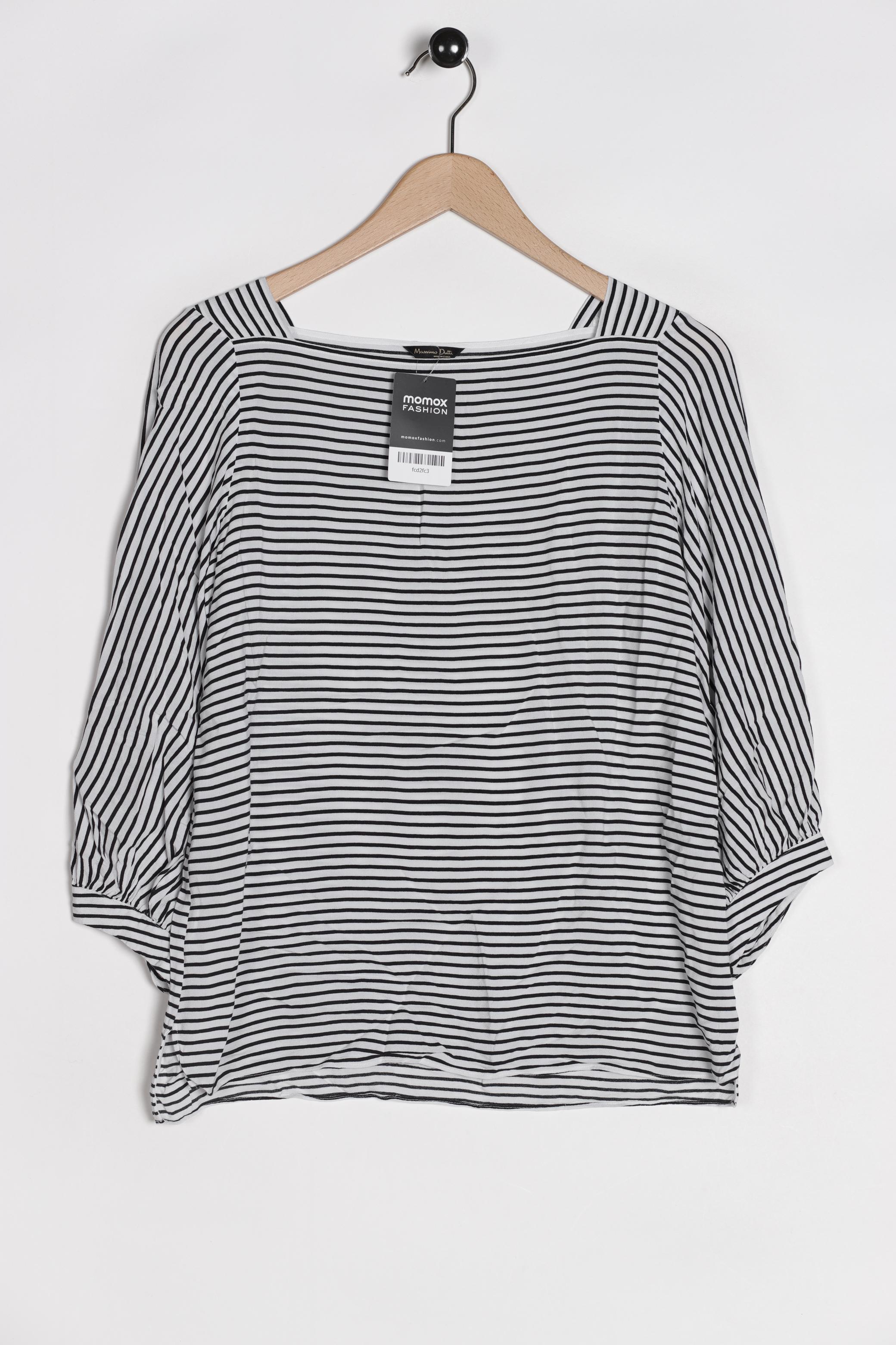 

Massimo Dutti Damen Bluse, weiß, Gr. 38
