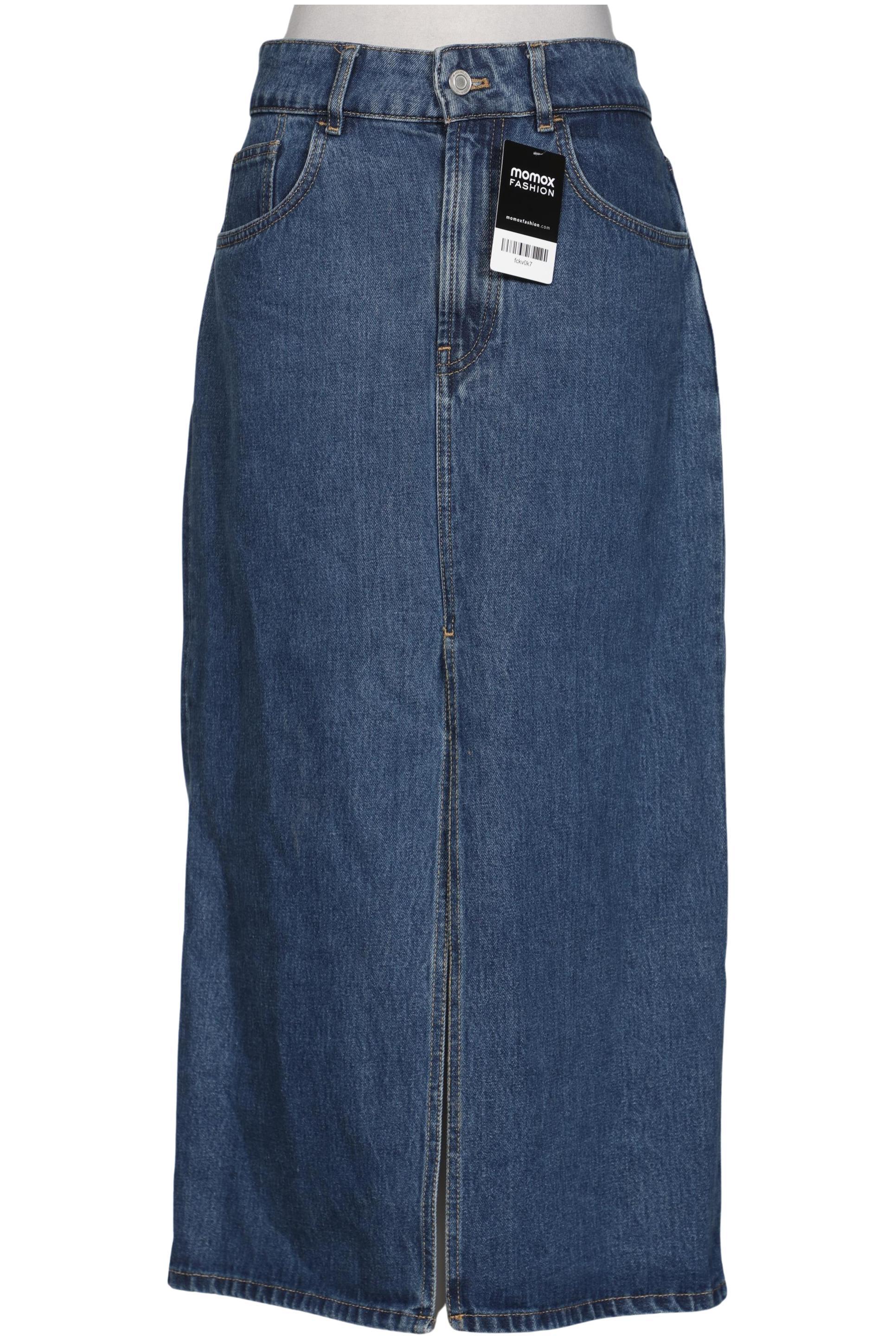 

Massimo Dutti Damen Rock, marineblau, Gr. 40