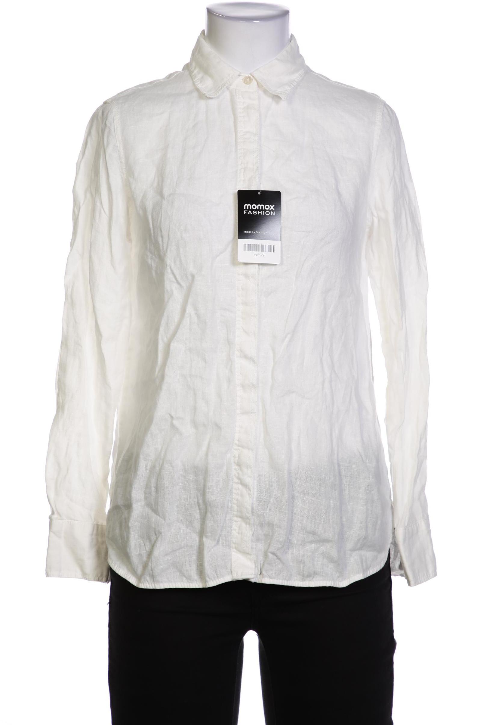 

Massimo Dutti Damen Bluse, weiß, Gr. 36