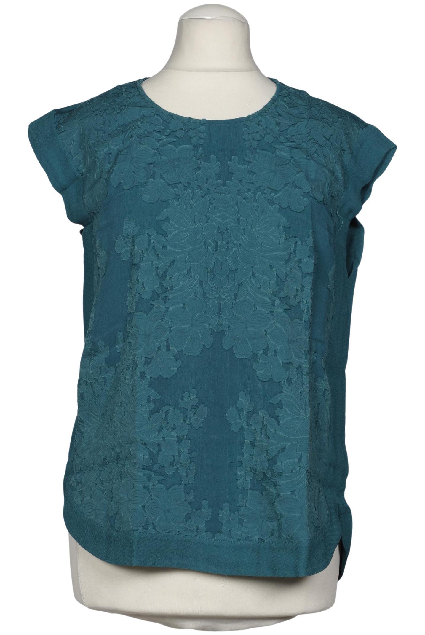 

Massimo Dutti Damen Bluse, türkis, Gr. 38