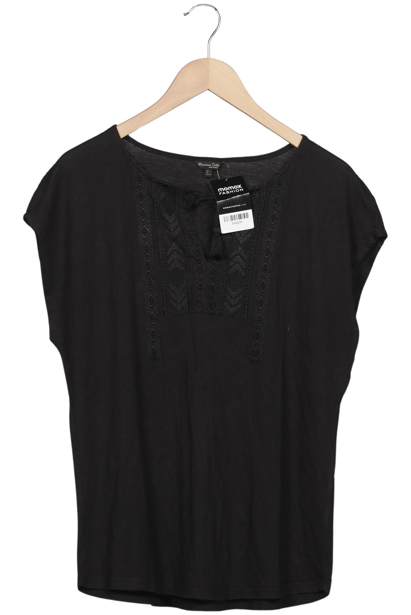 

Massimo Dutti Damen T-Shirt, schwarz, Gr. 42