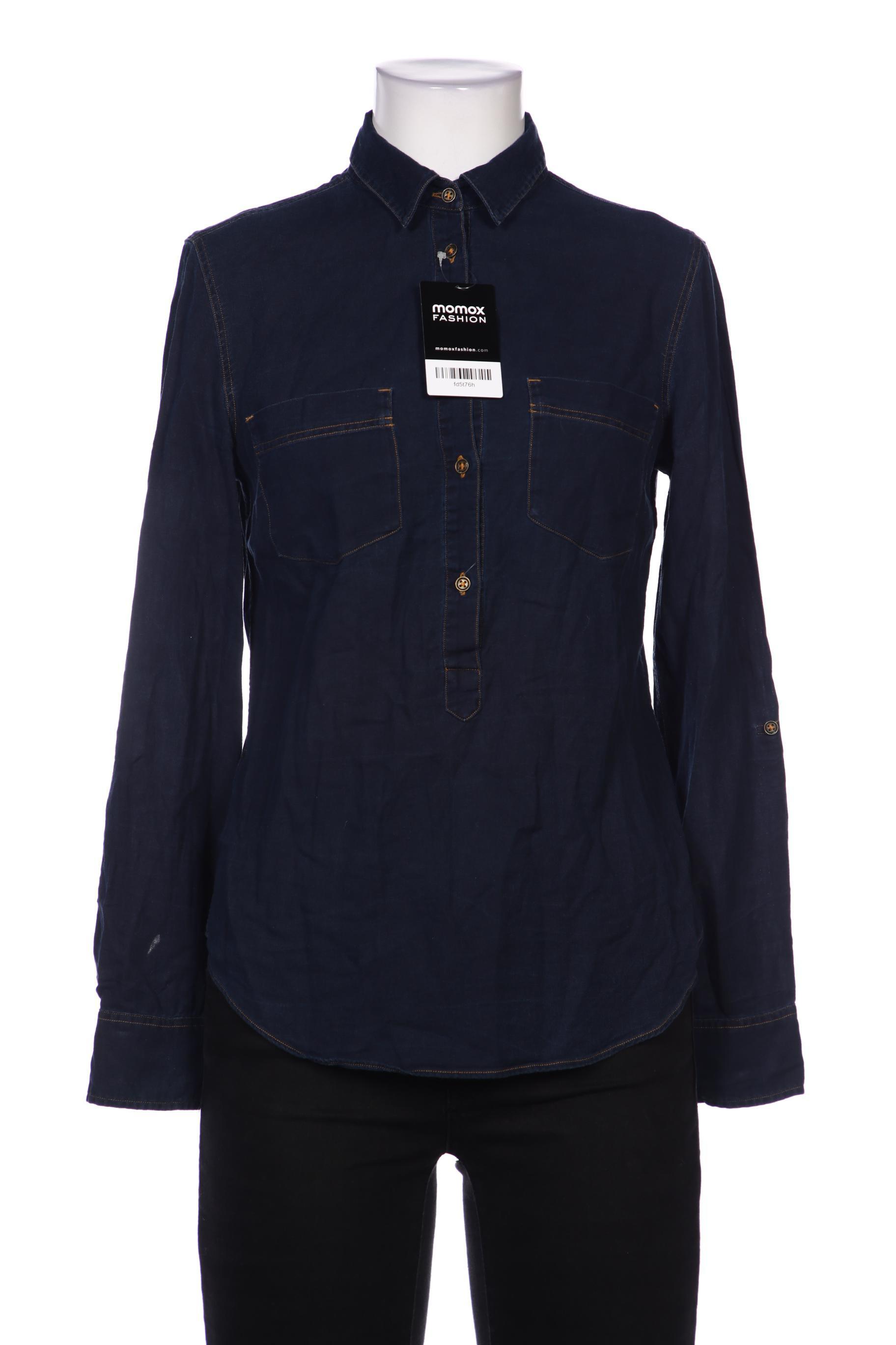 

Massimo Dutti Damen Bluse, marineblau, Gr. 36