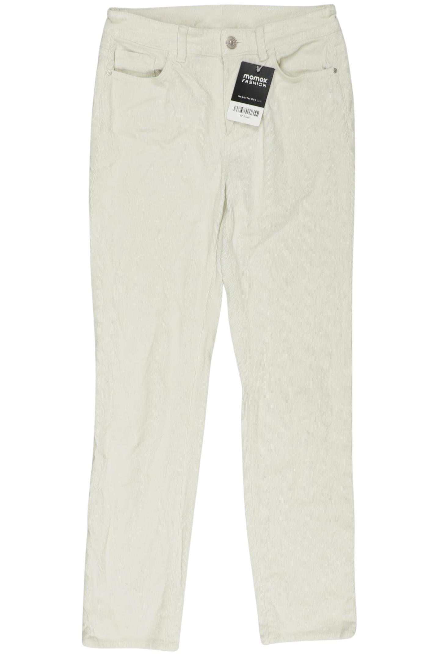 

Massimo Dutti Damen Stoffhose, cremeweiß, Gr. 34