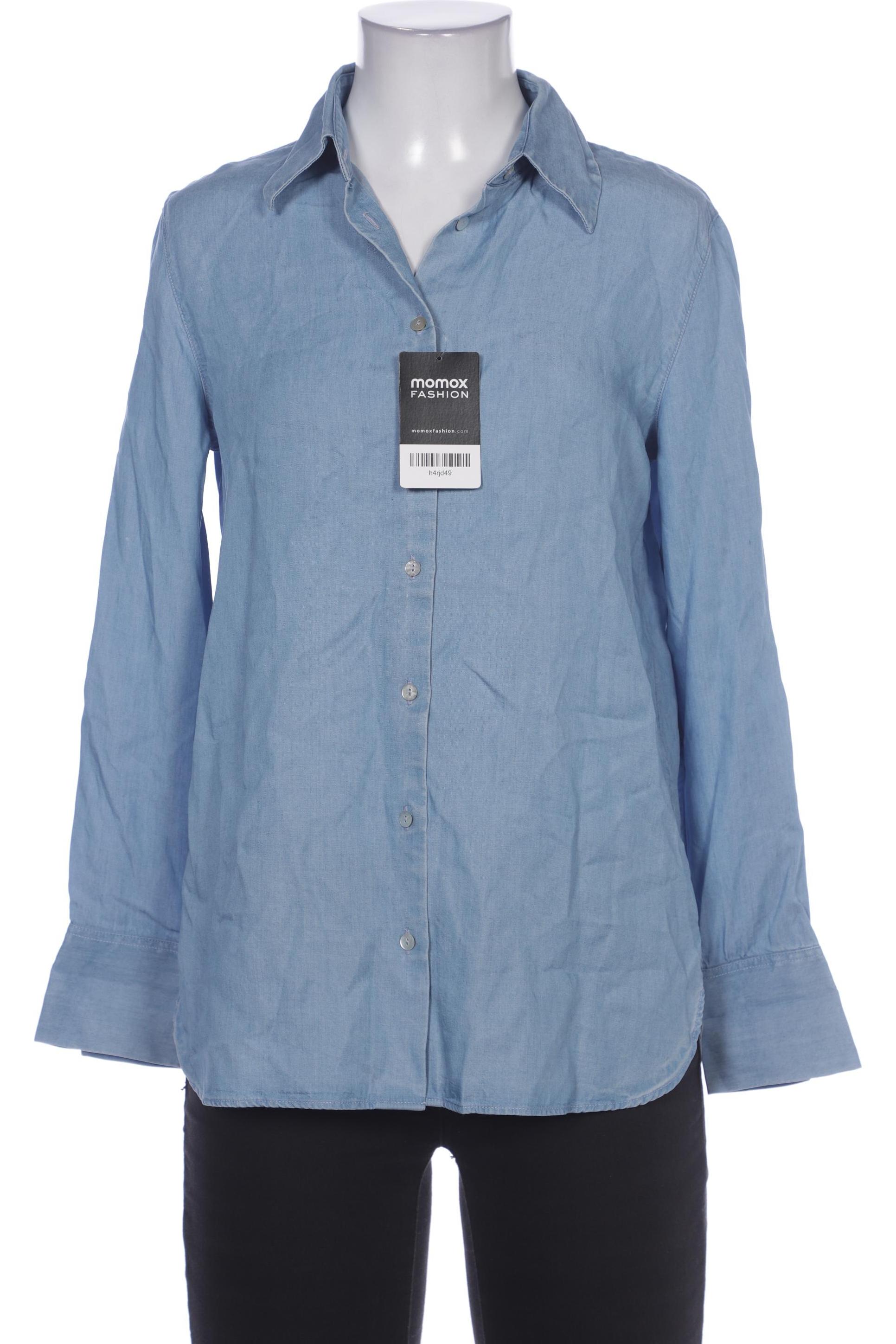 

Massimo Dutti Damen Bluse, blau, Gr. 34