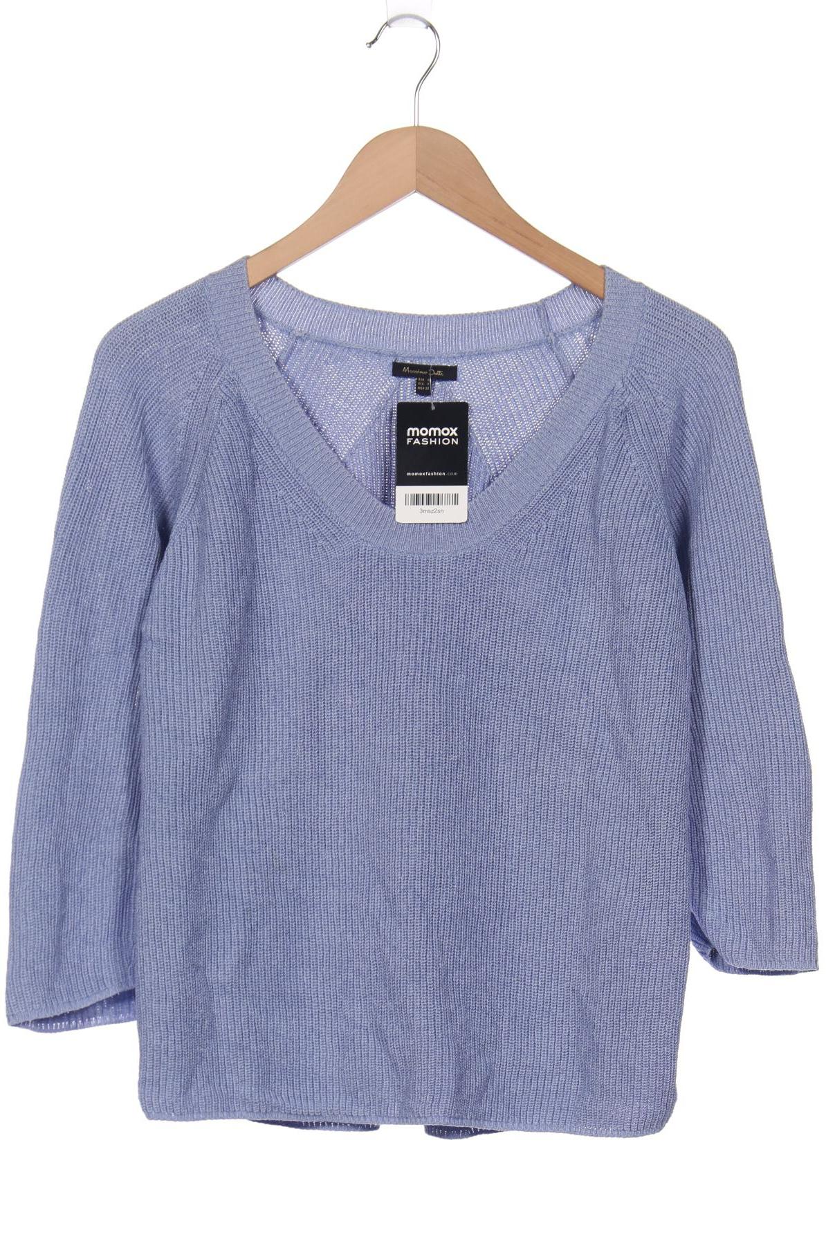 

Massimo Dutti Damen Pullover, blau, Gr. 36