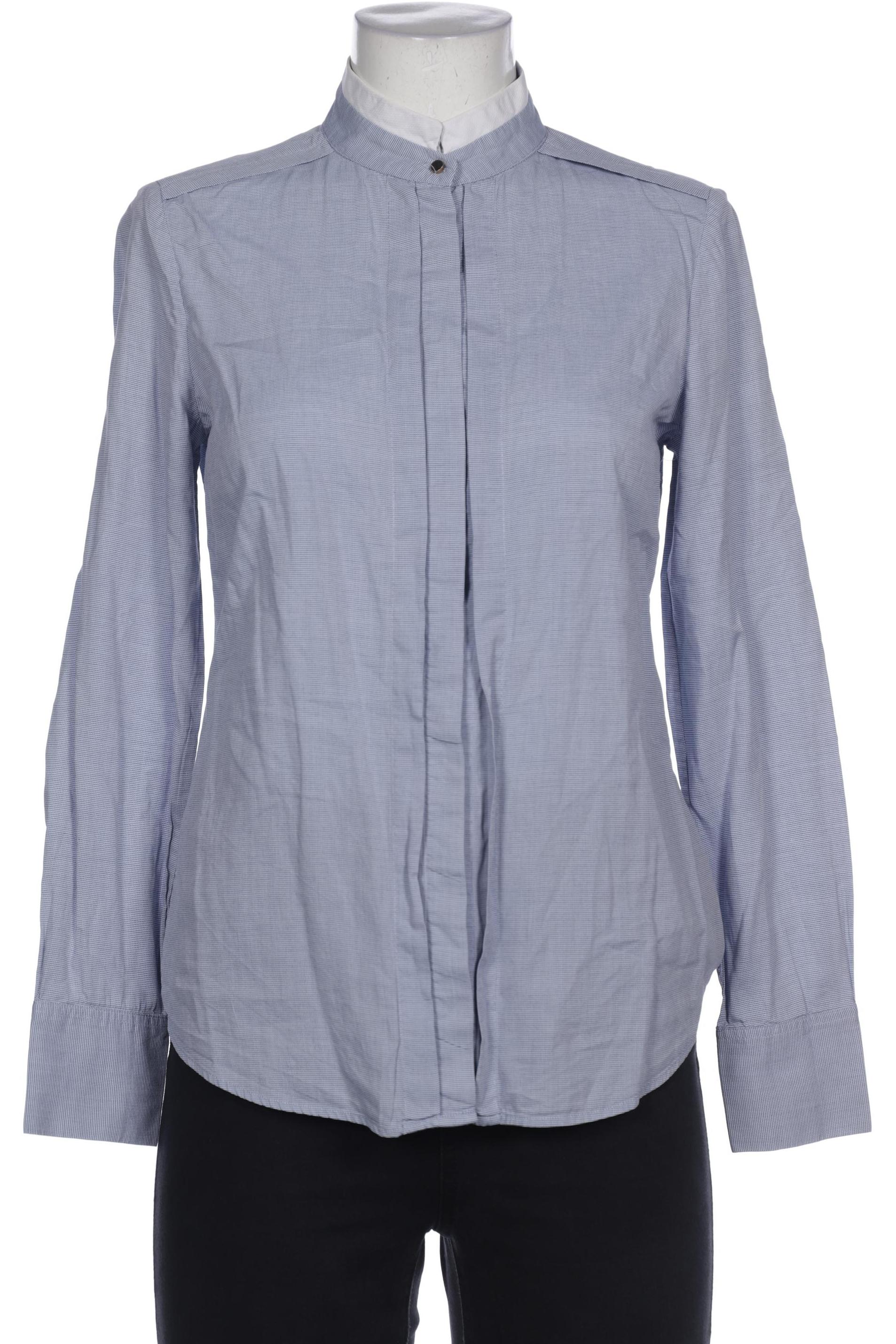 

Massimo Dutti Damen Bluse, blau, Gr. 38