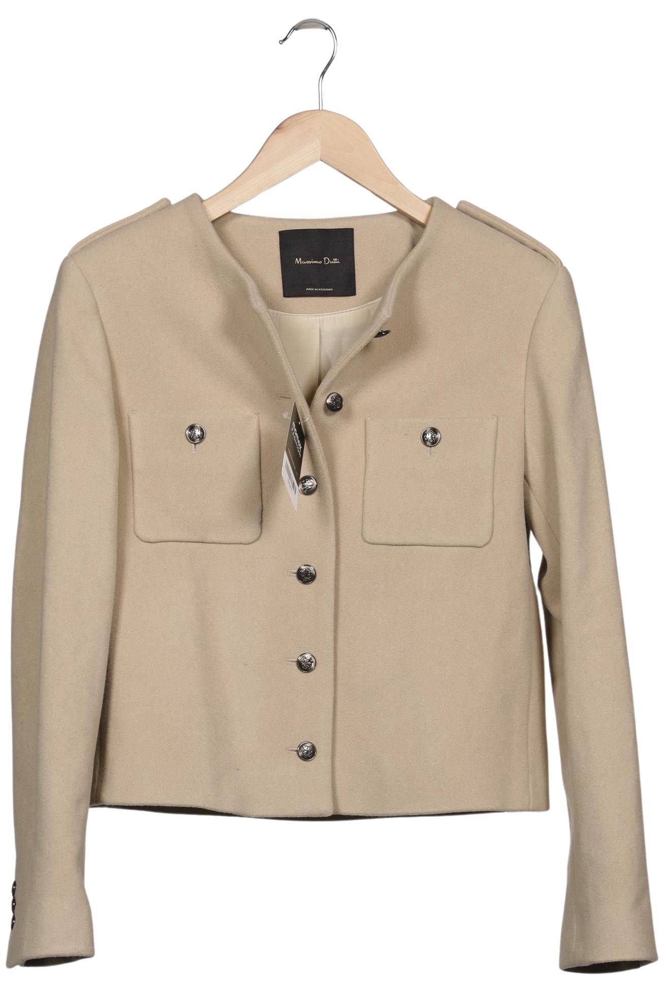 

Massimo Dutti Damen Jacke, beige, Gr. 36